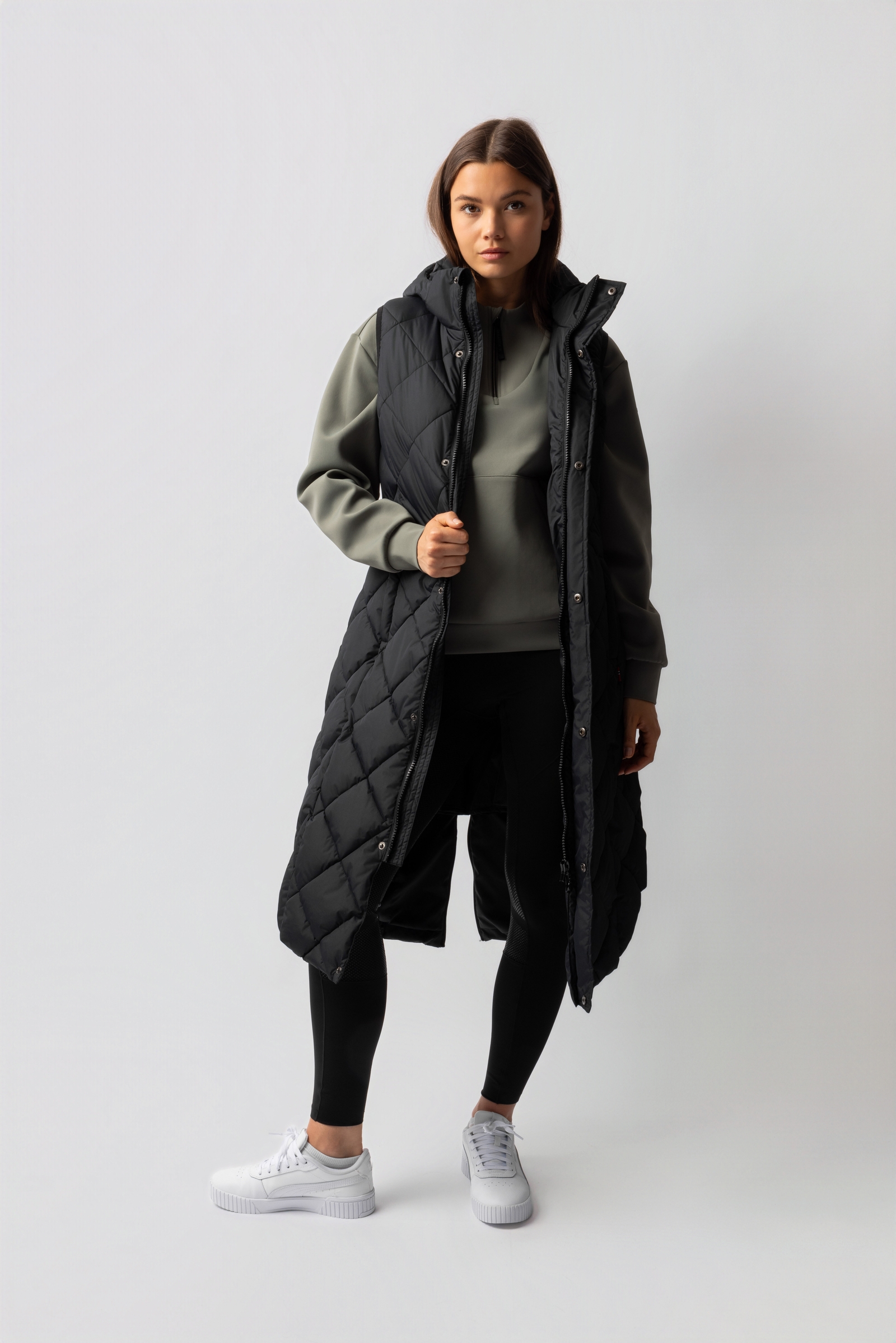 B Vertigo Gem Damen lange gef&uuml;tterte Reitweste