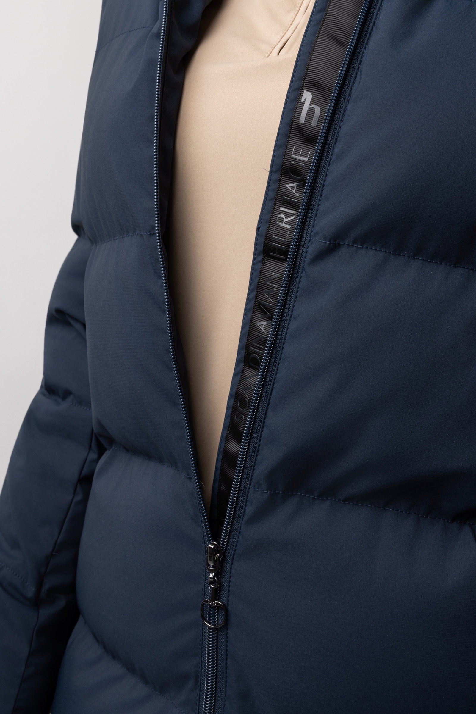 Horze Paloma langer gesteppter Damenmantel