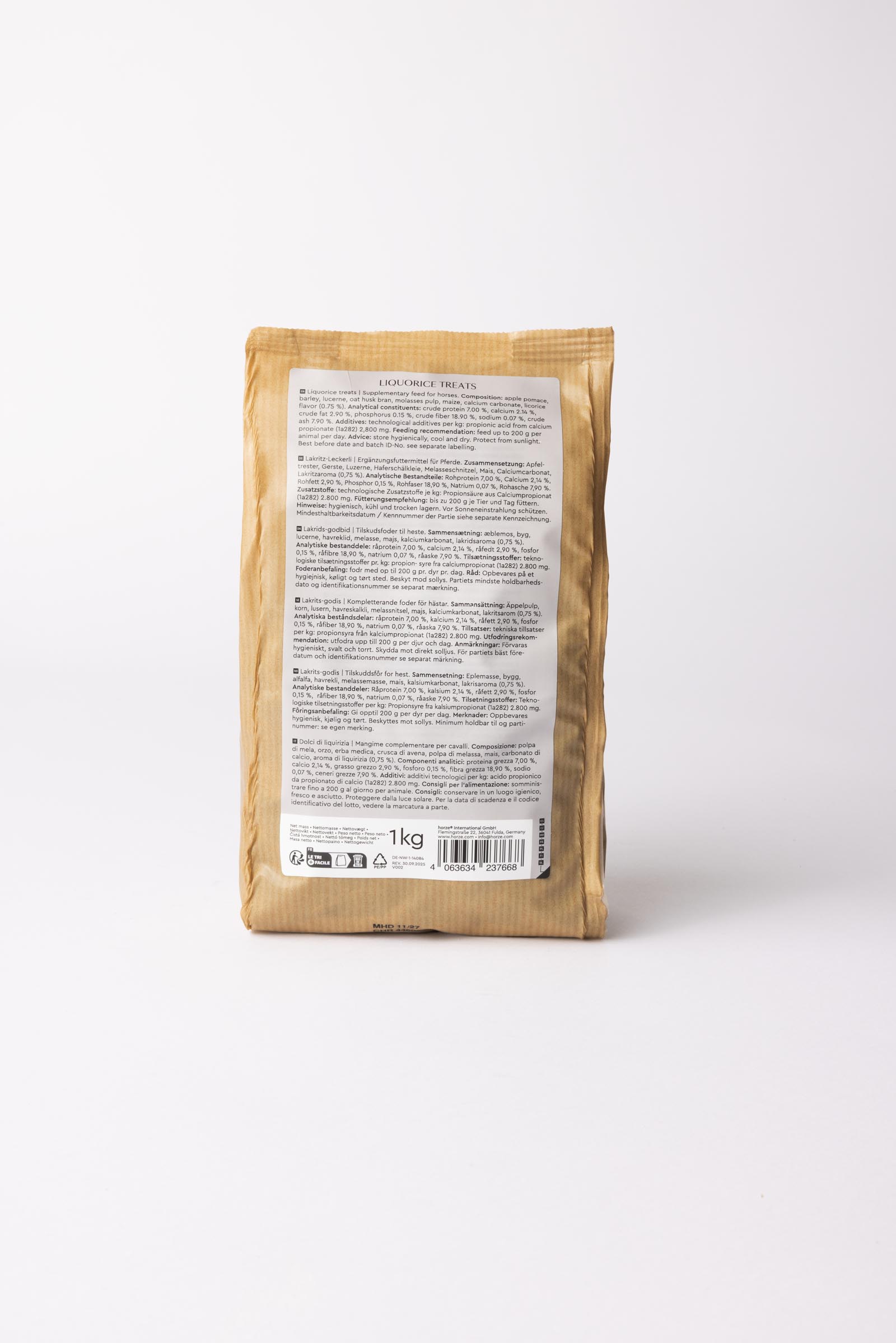 Horze Leckerli Lakritz, 1kg