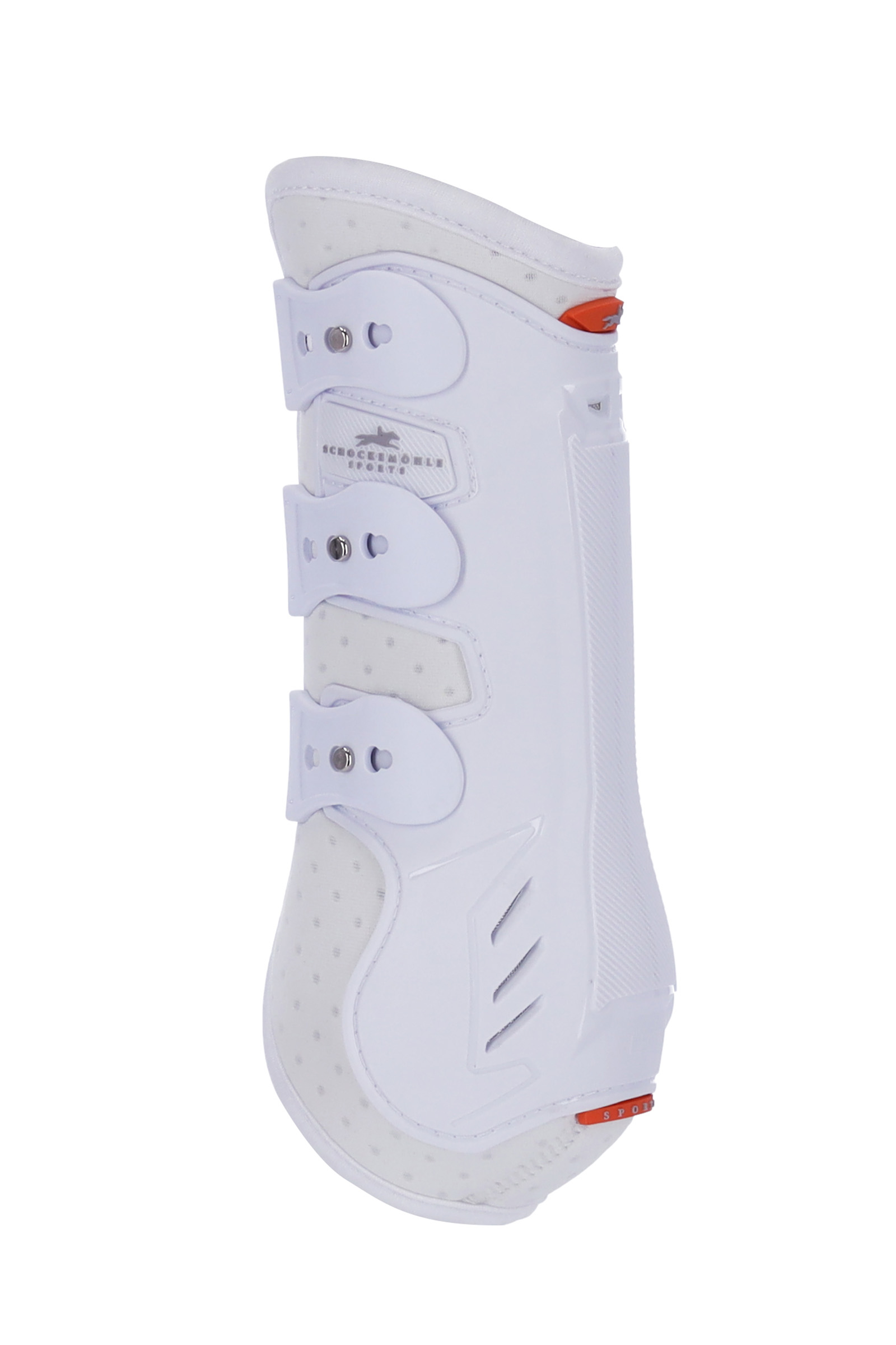 white Schockemöhle Sports Air Flow Dressurgamaschen Vorne