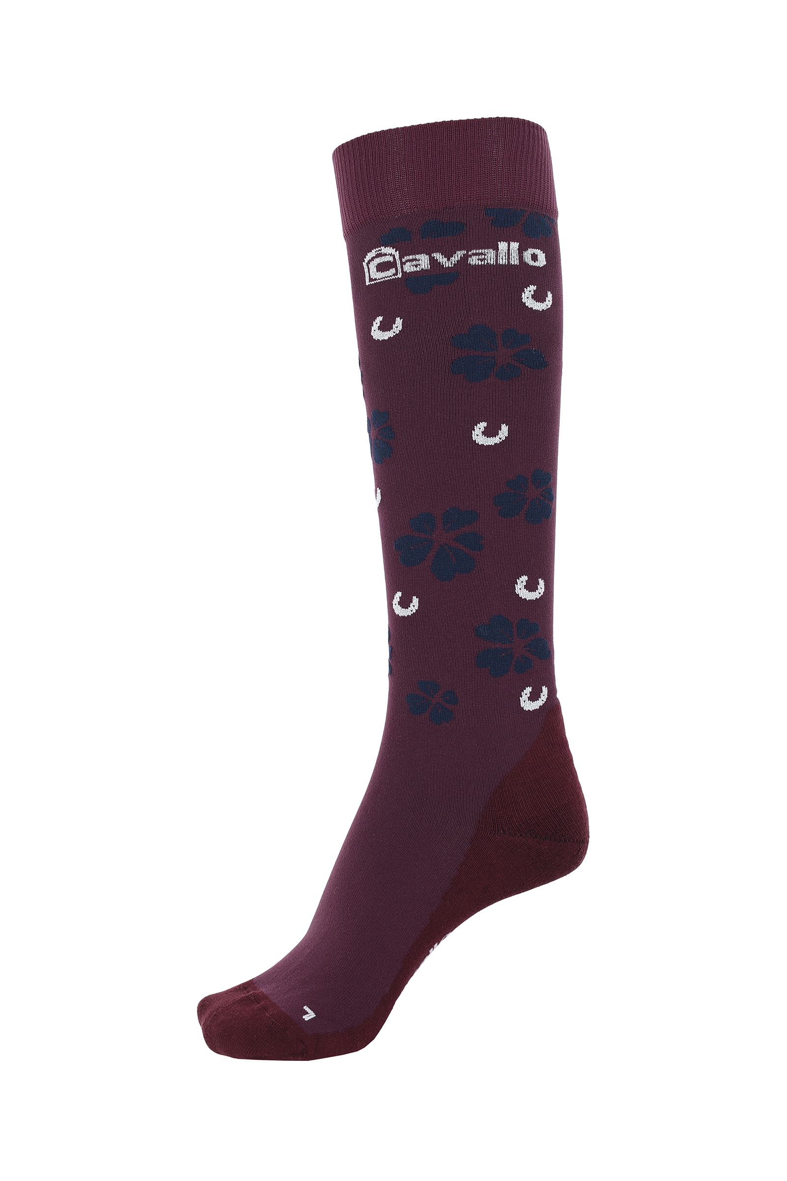Wine Red Cavallo CAVALSUCCESS Reitsocken