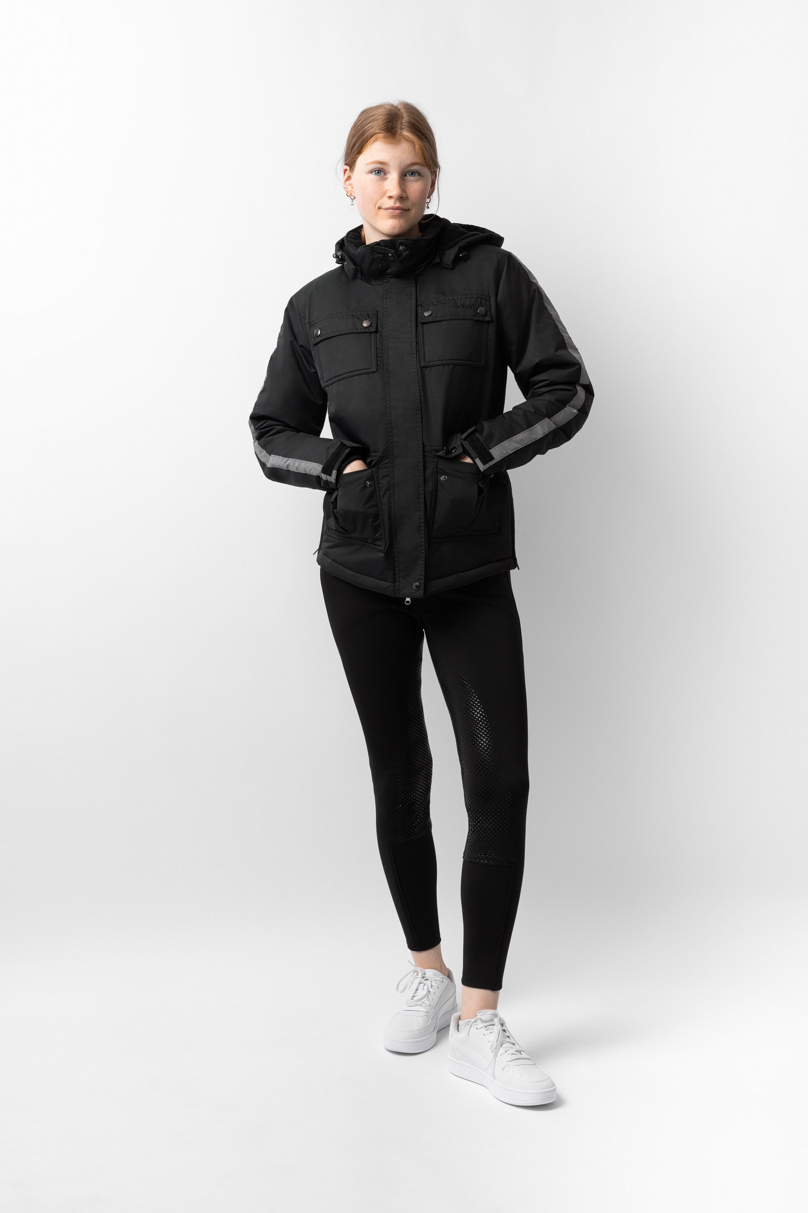 Horze reflektierende Winterreitjacke