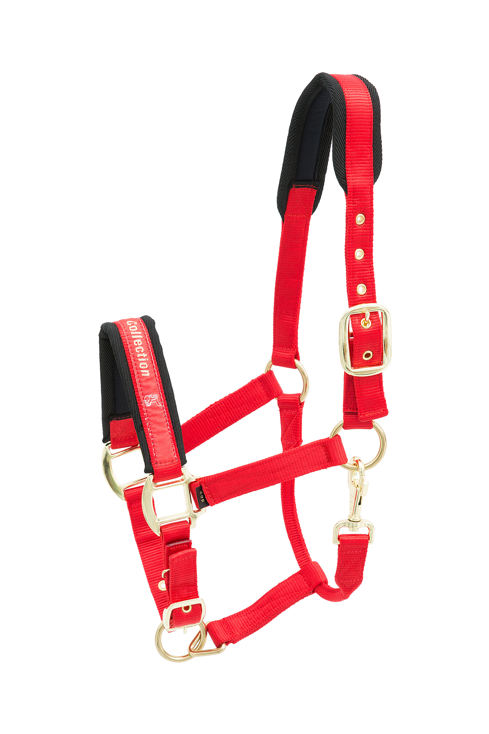 Red Kieffer Collection Nylon-Stallhalfter