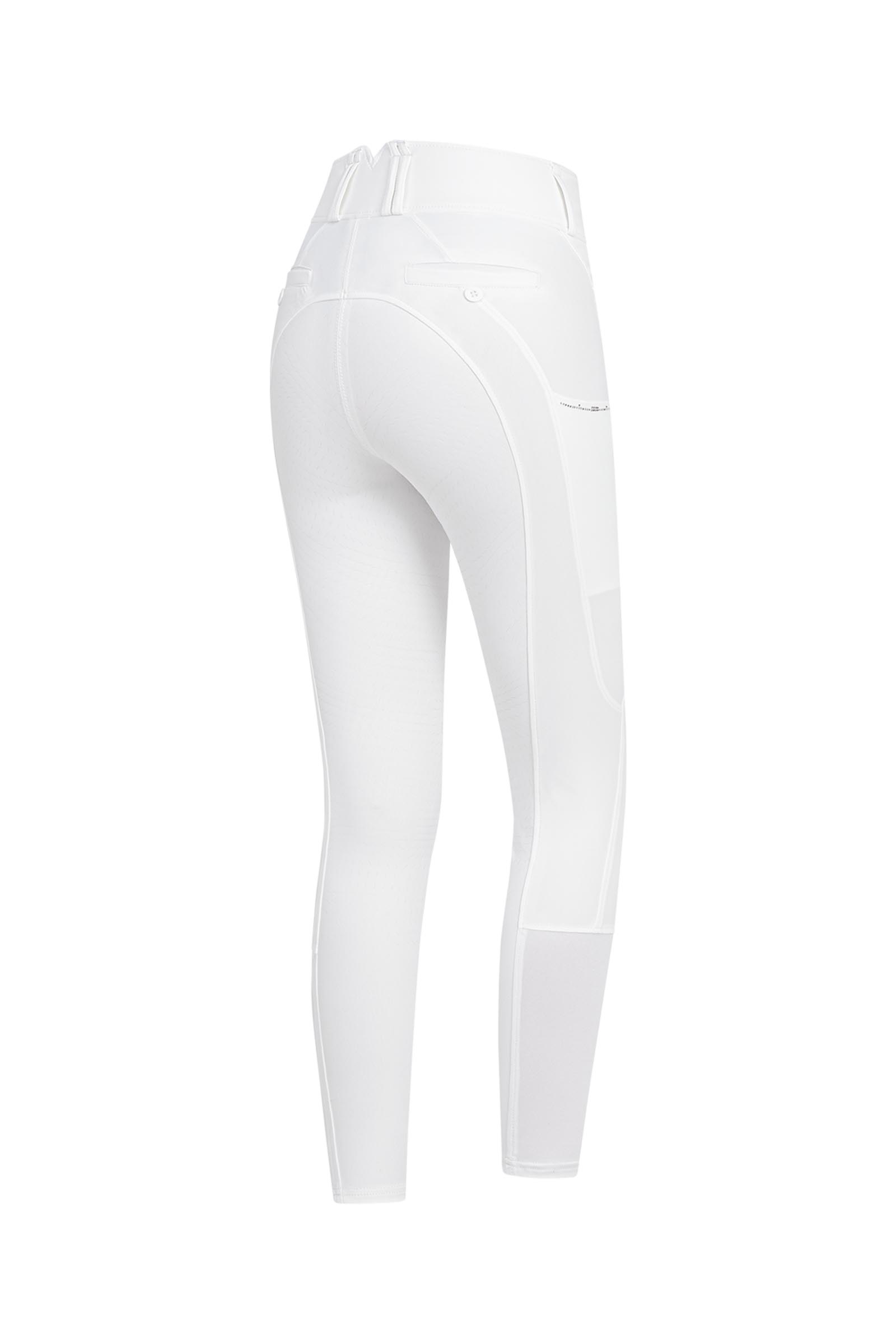 White ELT Mathilda Glam Damen High-Waist Reithose