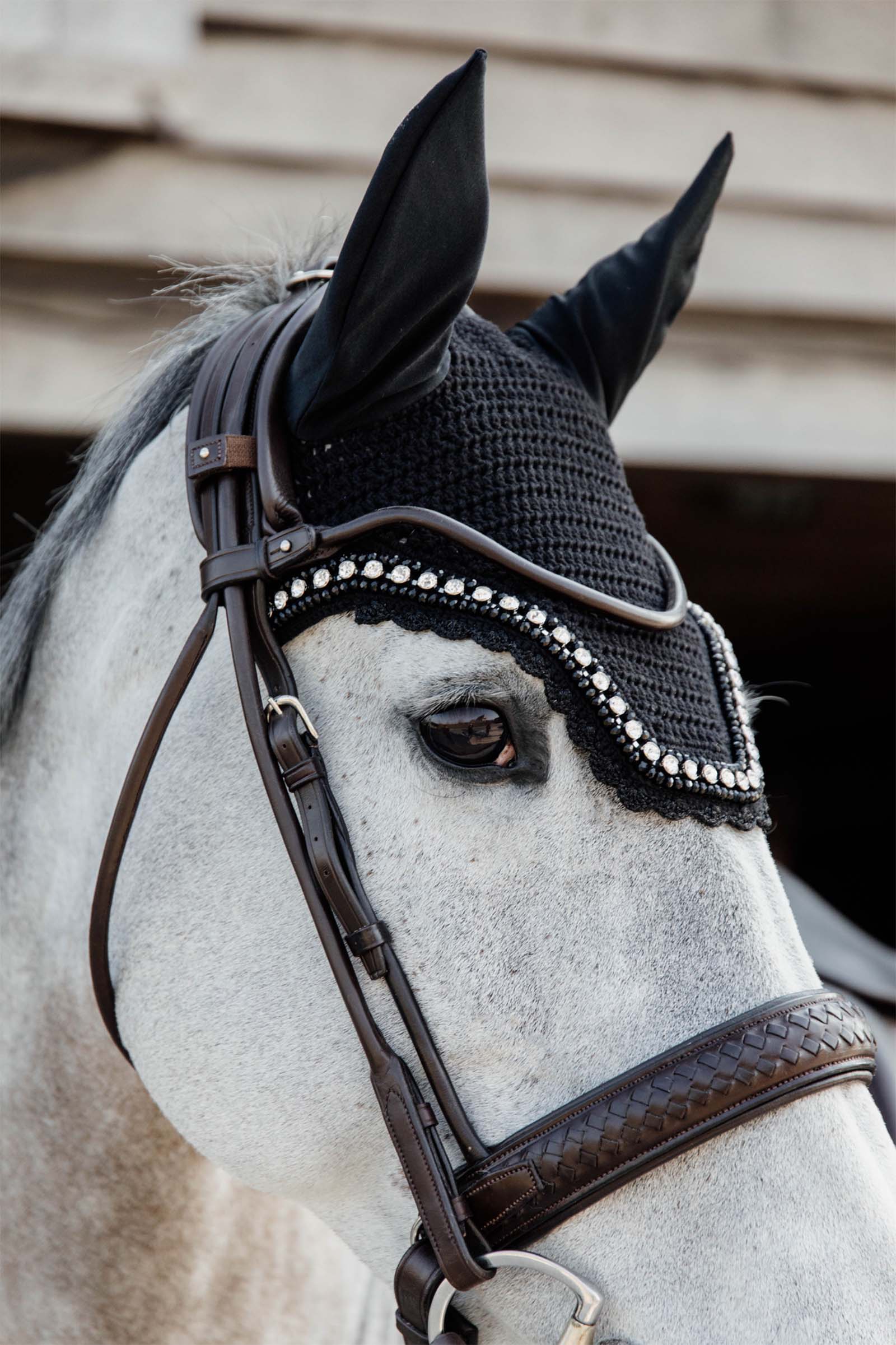 Kentucky Horsewear Wellington Steine & Perlen Fliegenhaube