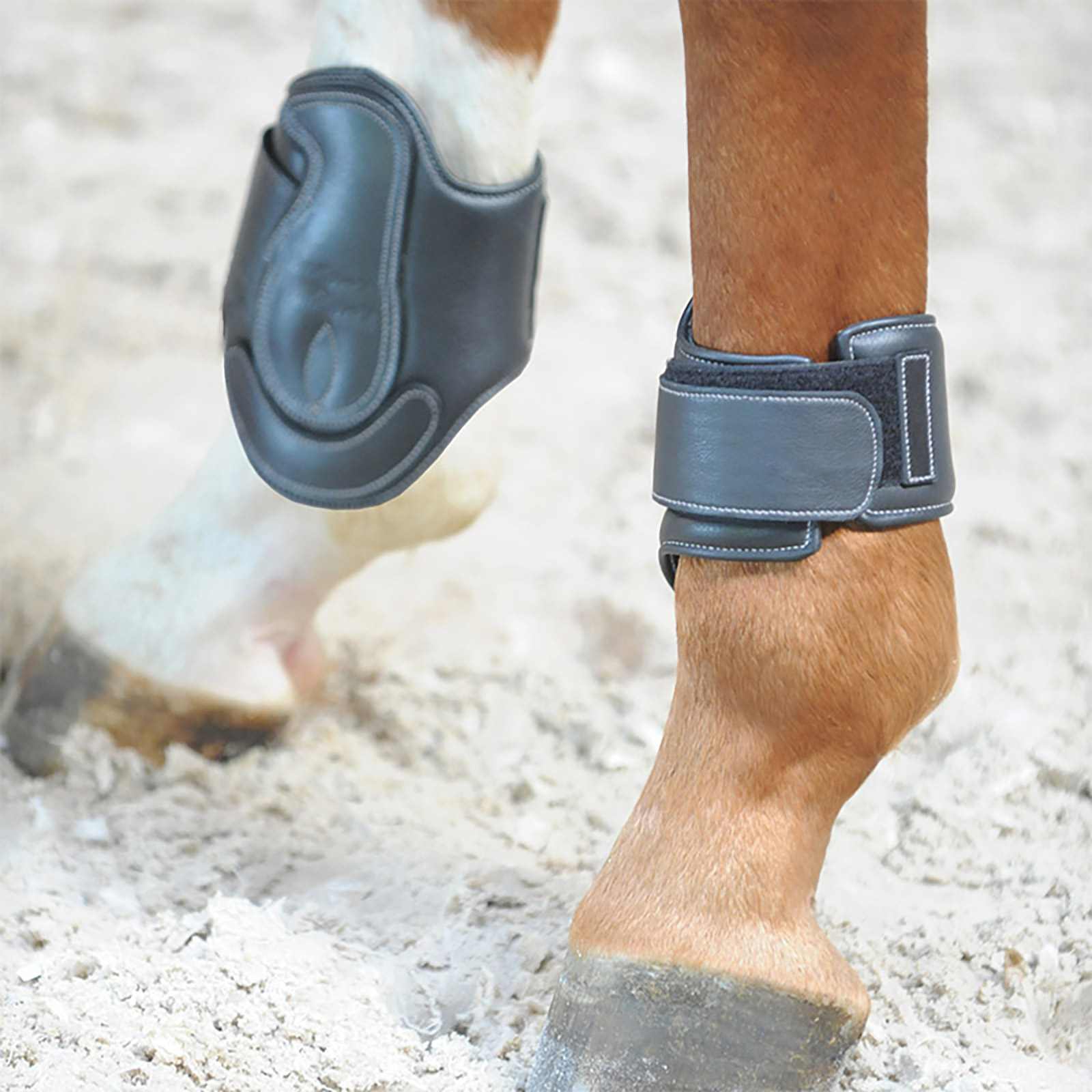 Black Kavalkade Ledergamschen Soft Dekor