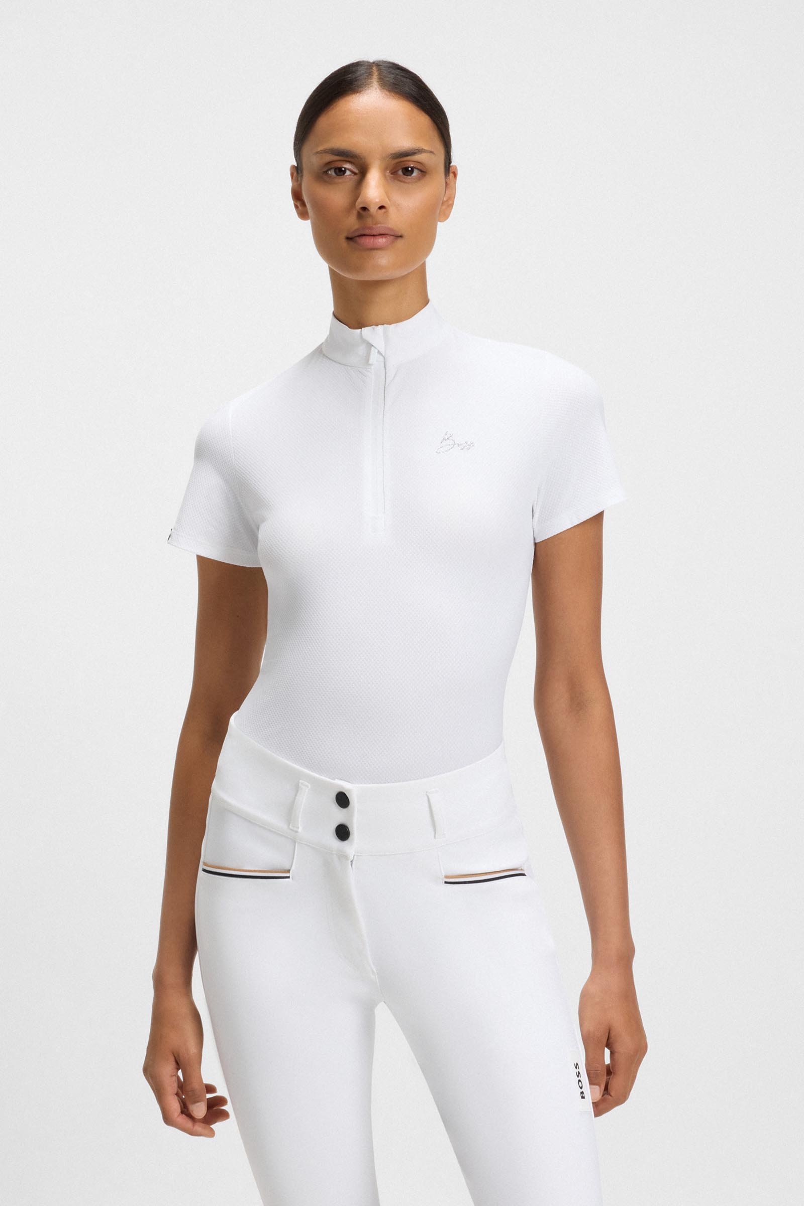 Boss Maira Damen Turniershirt Texture