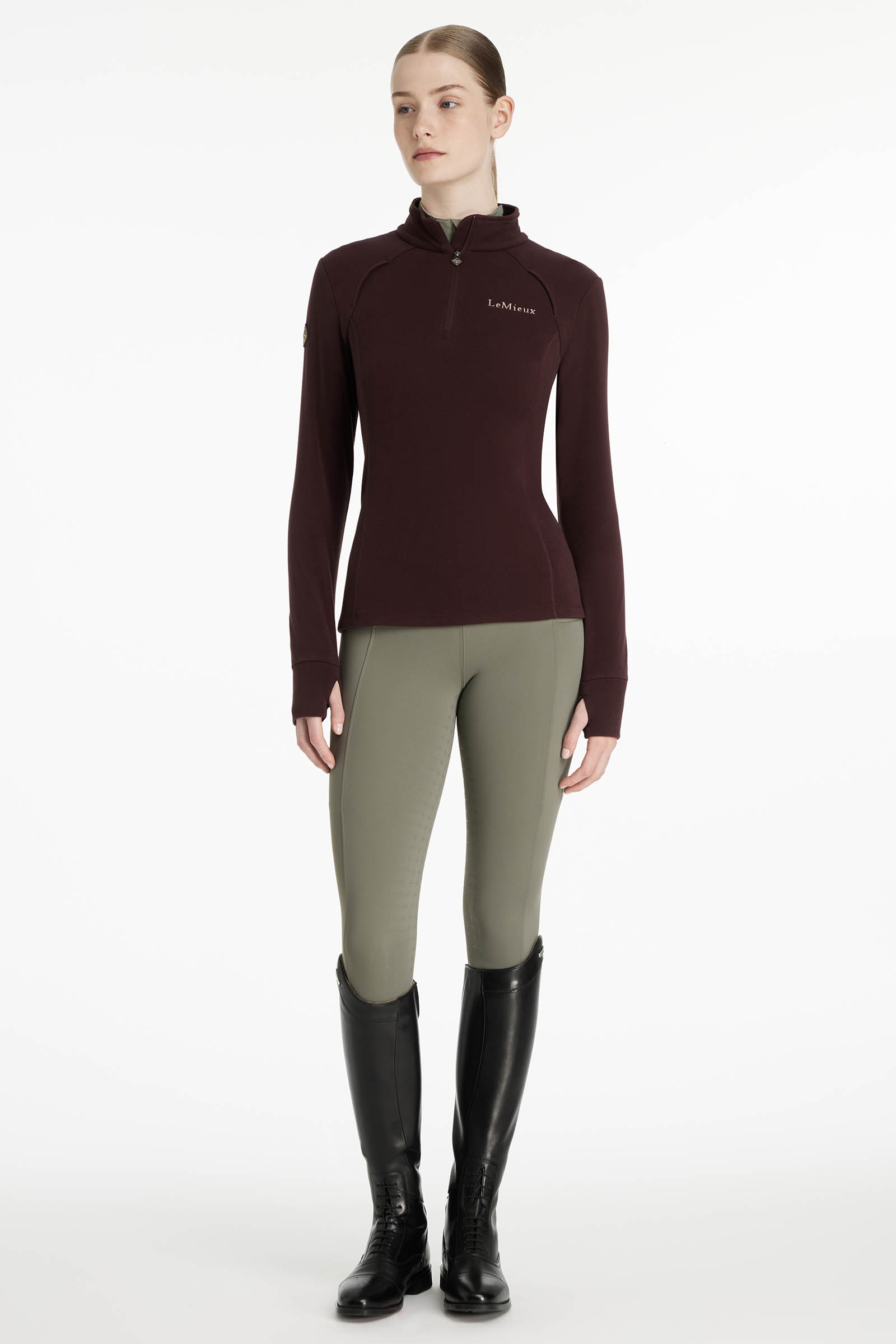 LeMieux Frances Damen-Fleece mit Viertelreißverschluss