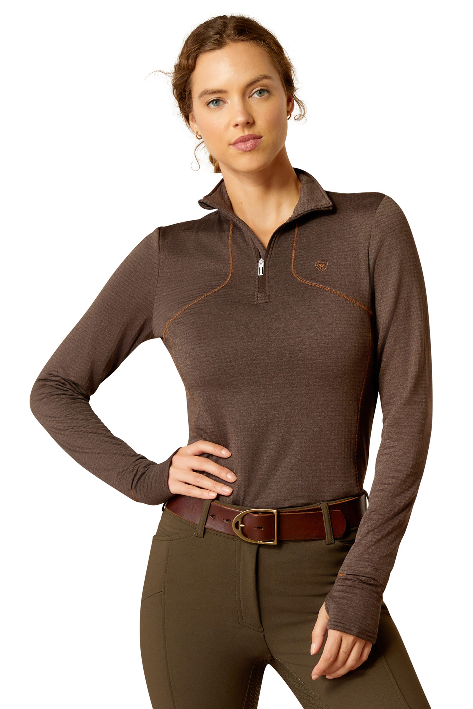 Ariat Gridwork 1/4 Reißverschluss Baselayer