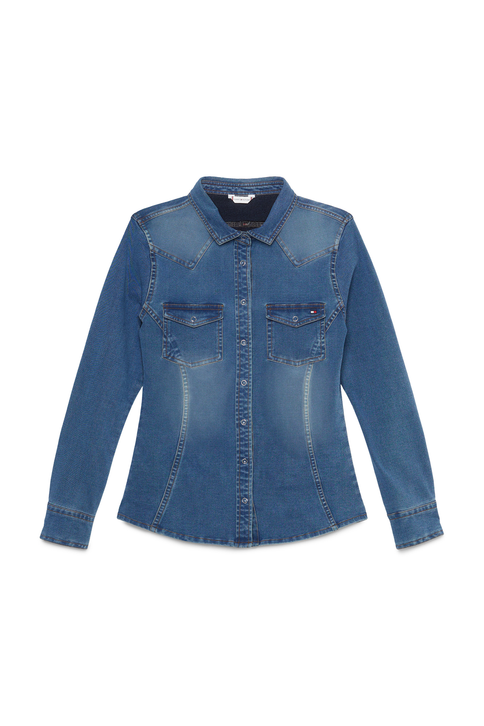 Tommy Hilfiger Equestrian Woodside Stretch Denim Hemd