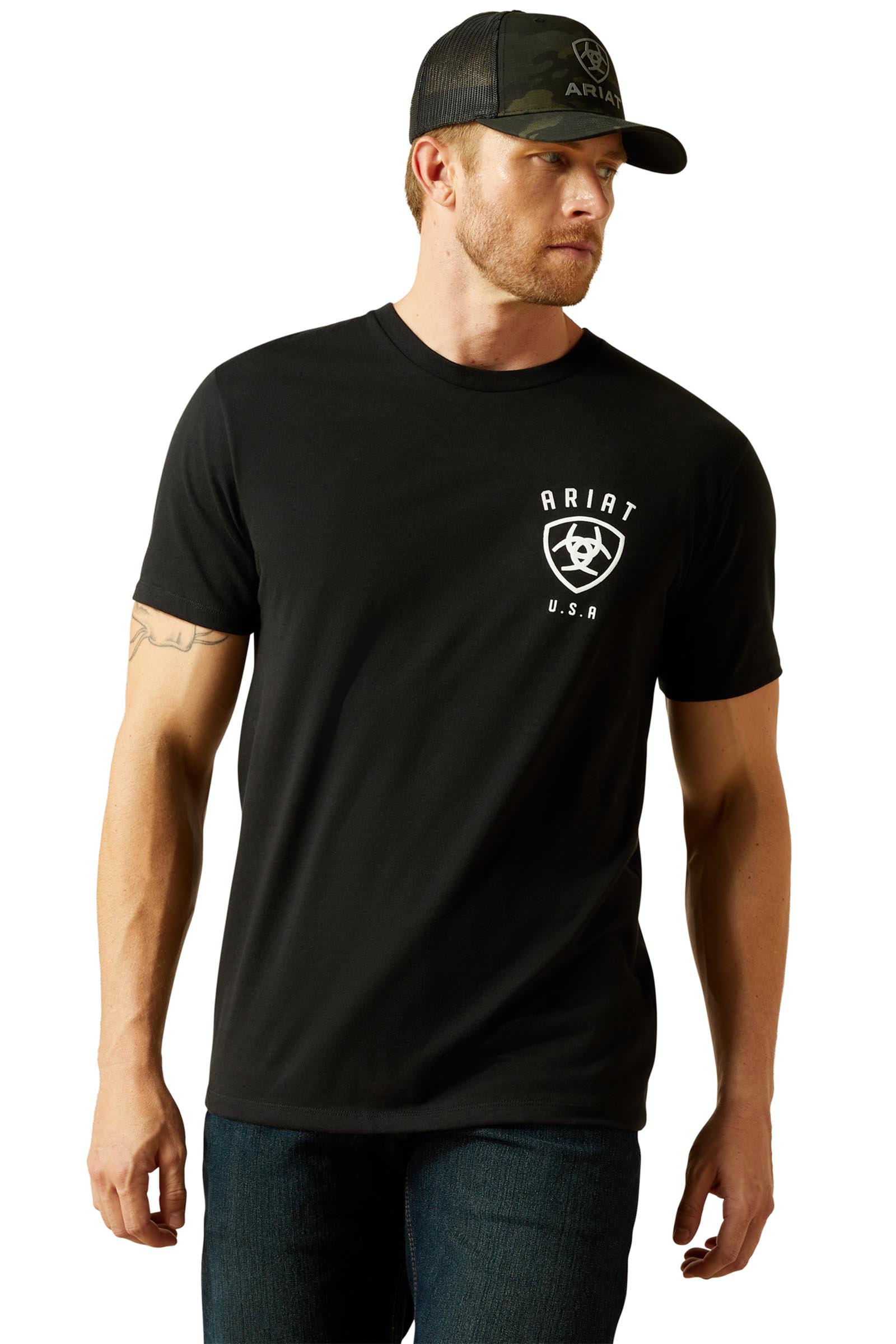 Ariat Faded Bull Herren T-Shirt