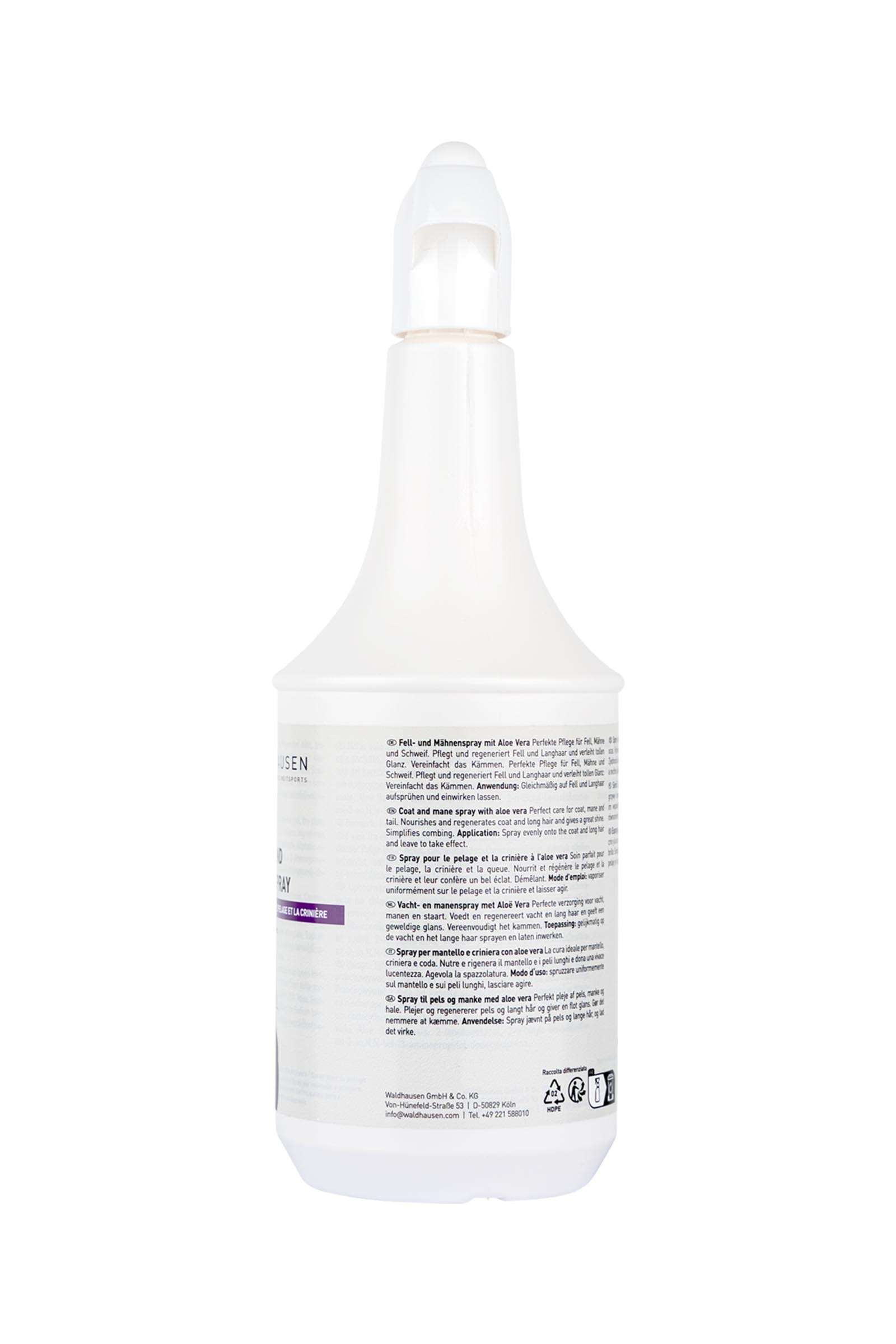Waldhausen Pflegespray f&uuml;r M&auml;hne & Schweif mit Aloe Vera, 1 l