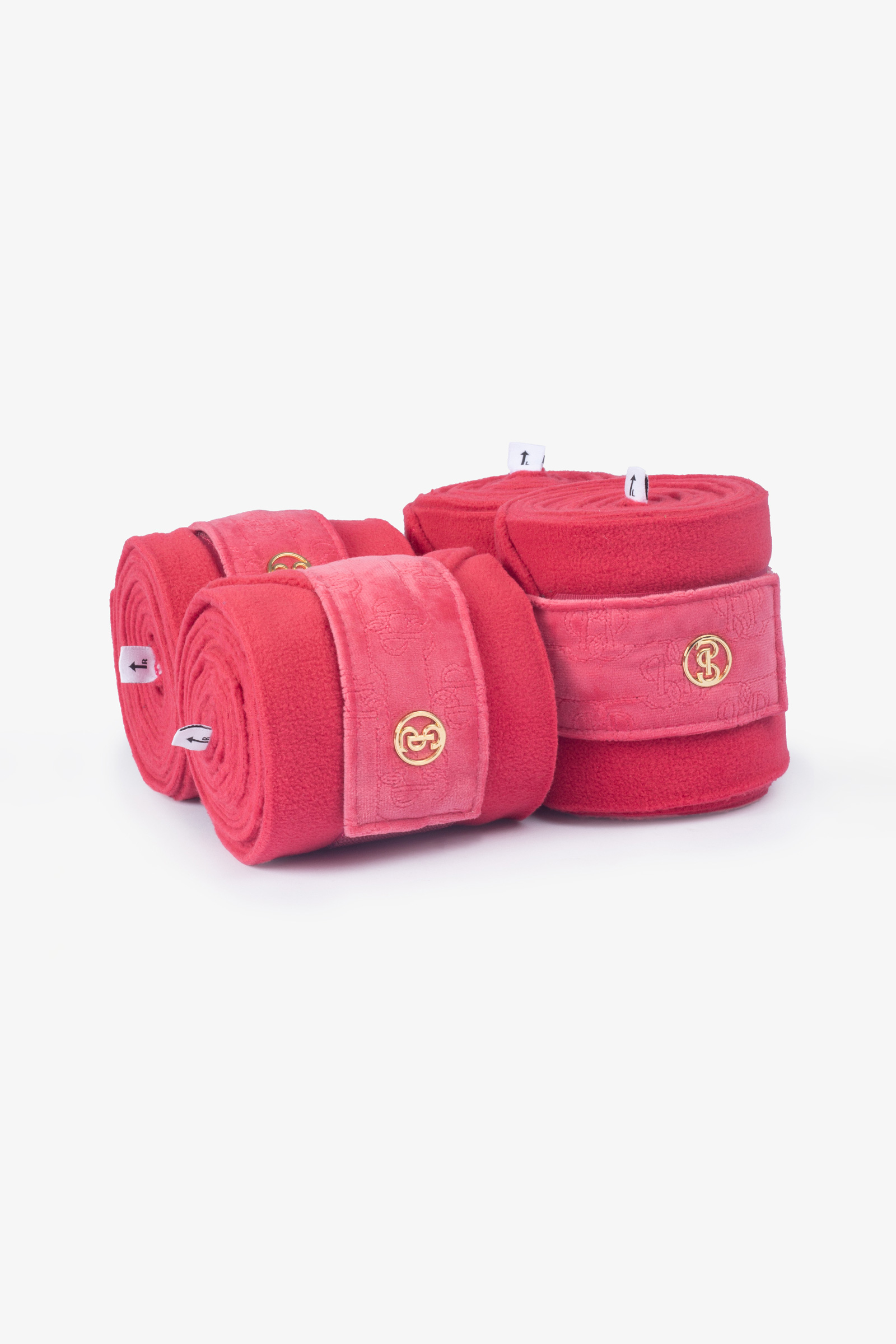 Scarlet pink PS of Sweden Bandagen Velvet Monogram
