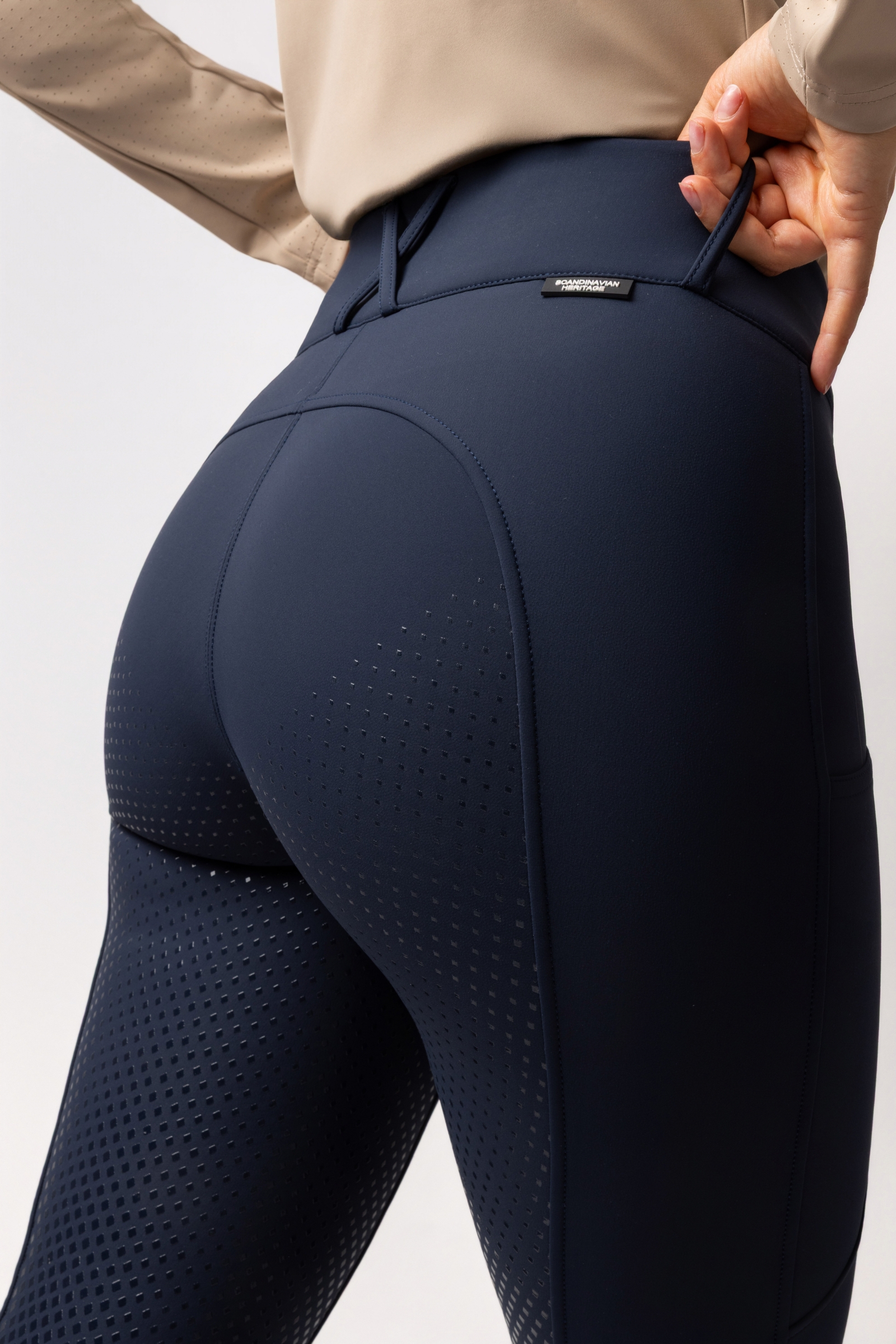 Horze Grand Prix Pro Damen Thermo Vollgrip Reithosen