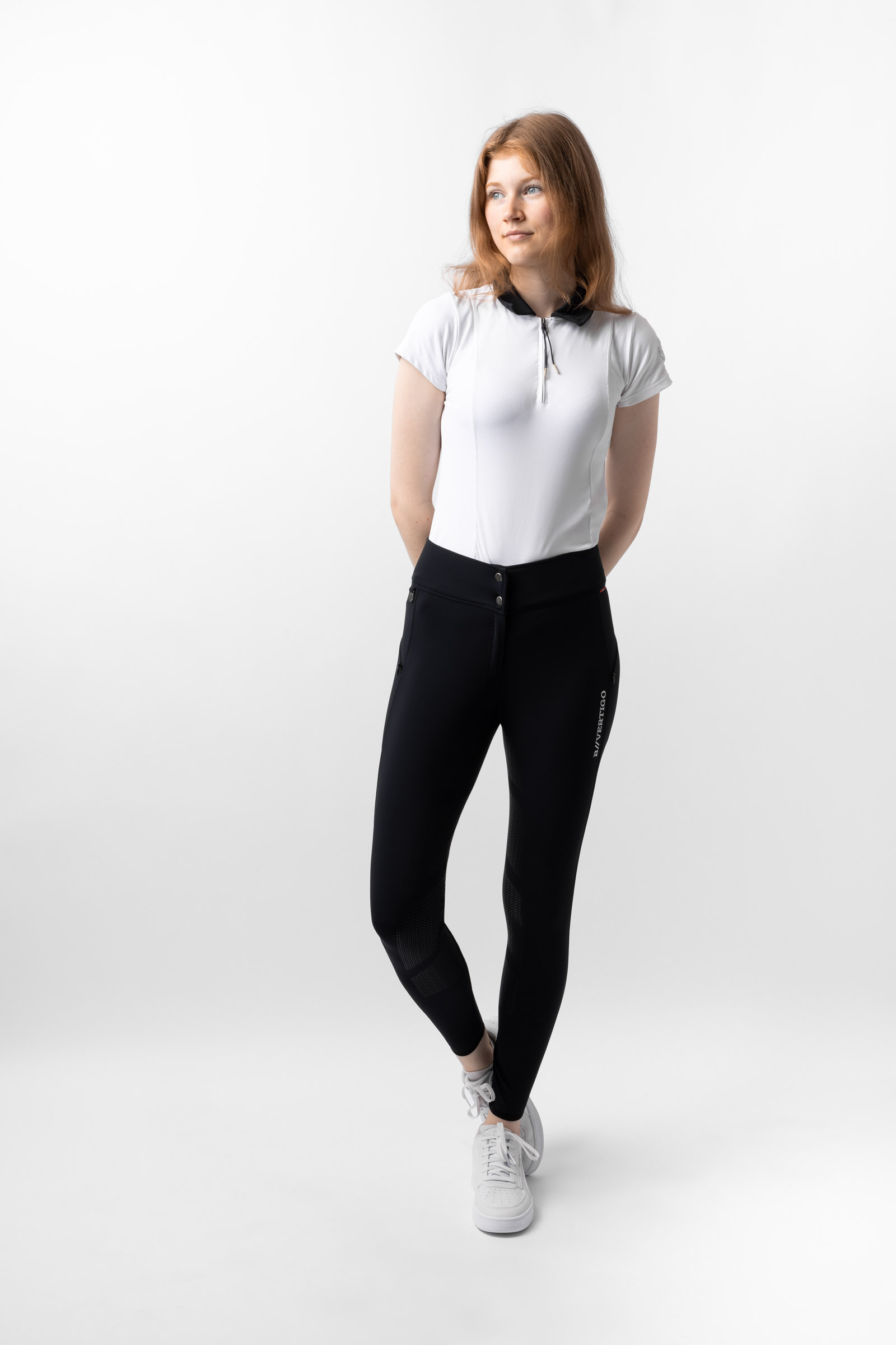 B Vertigo Justine Damen Thermoreithose mit Vollbesatz und Silikon Grip