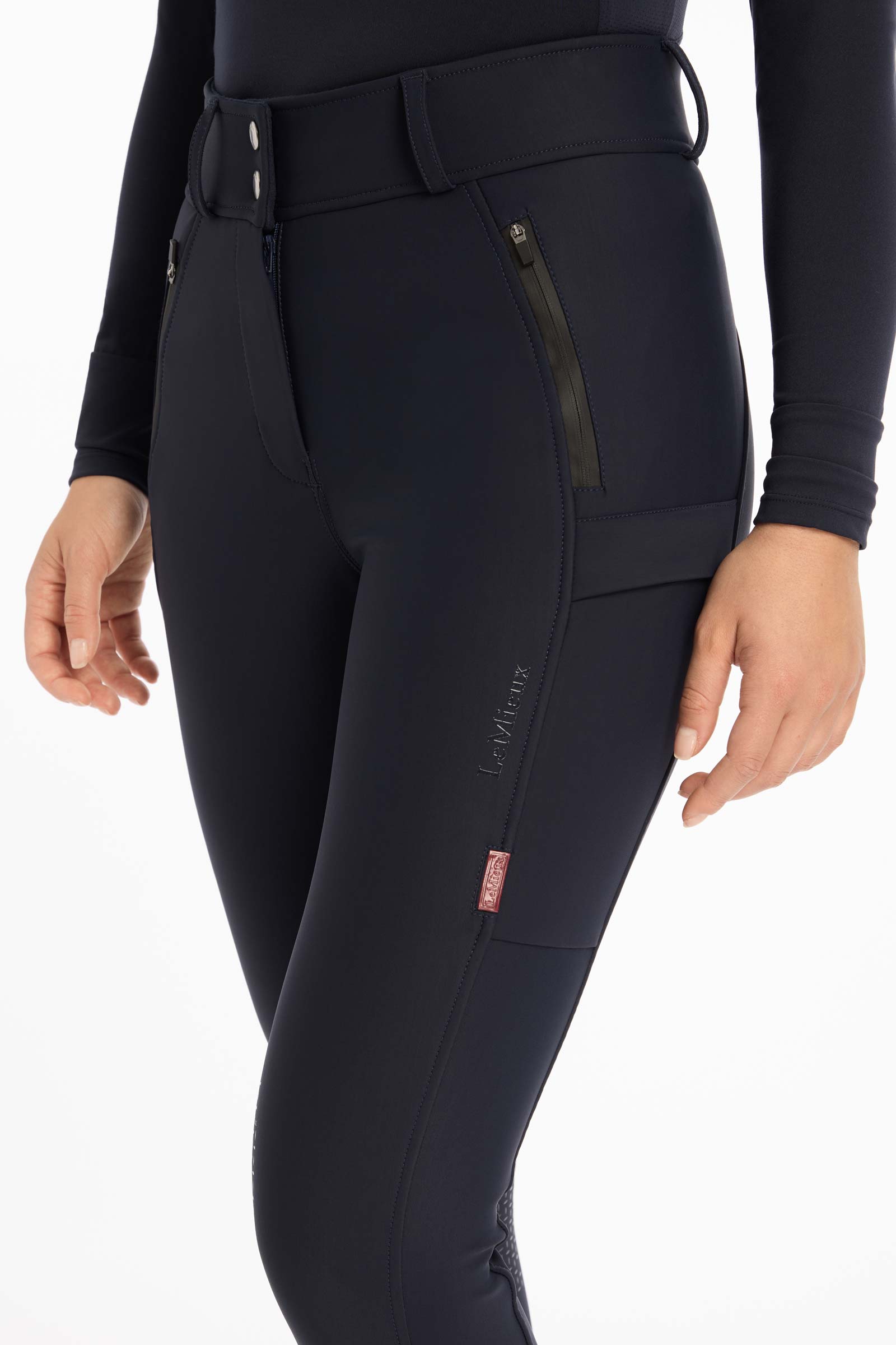 LeMieux Drytex Damen-Winterreithose, wasserdicht mit Kniebesatz