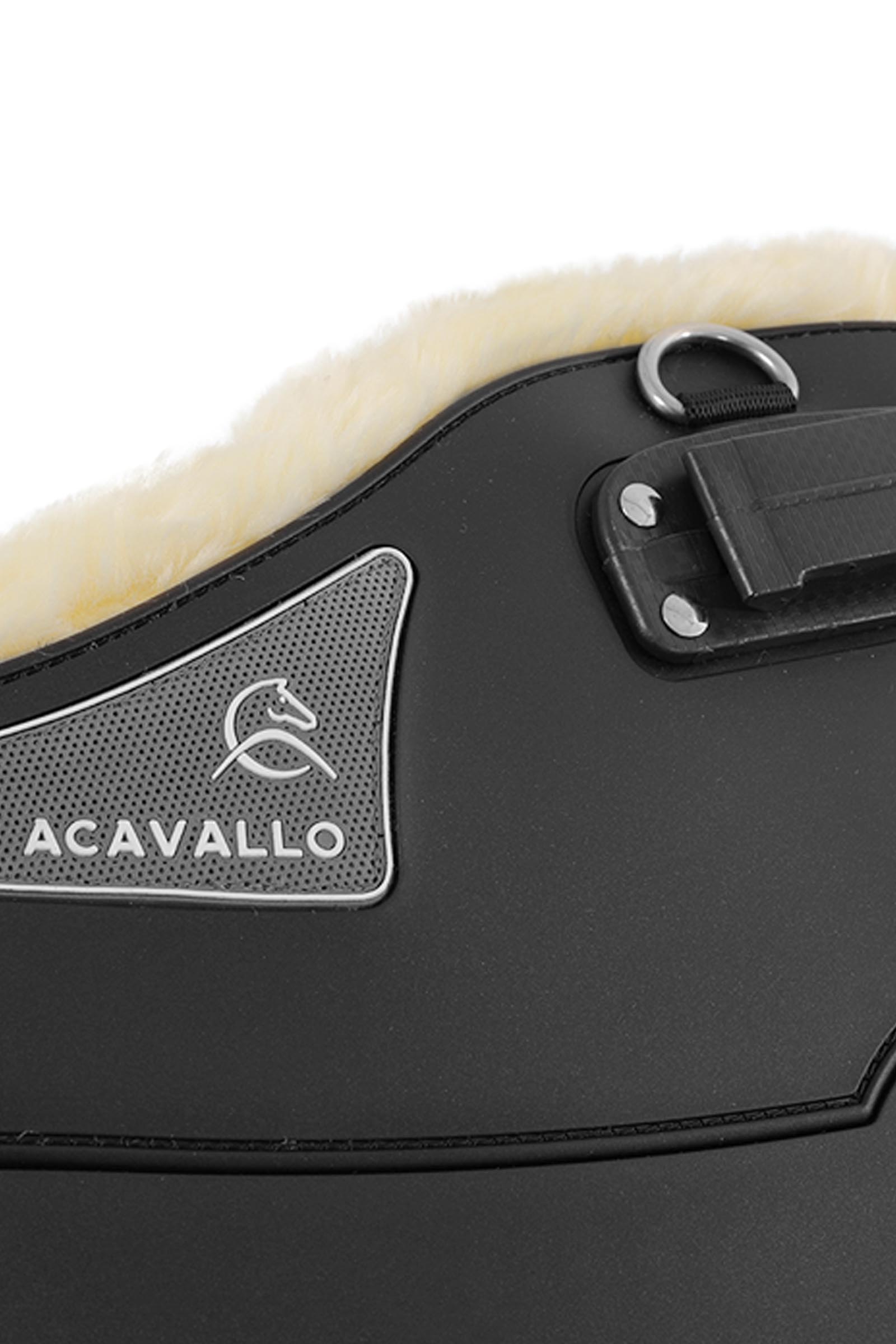 Acavallo Stud Guard Sattelgurt Classic Gel mit Kunstfell  