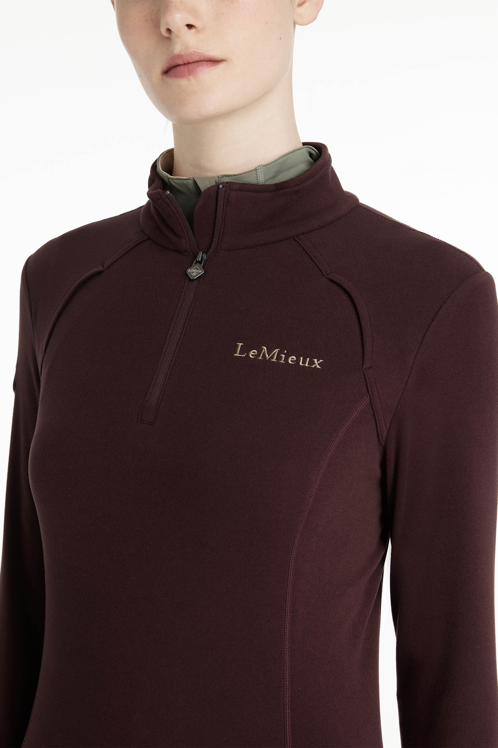 LeMieux Frances Damen-Fleece mit Viertelrei&szlig;verschluss