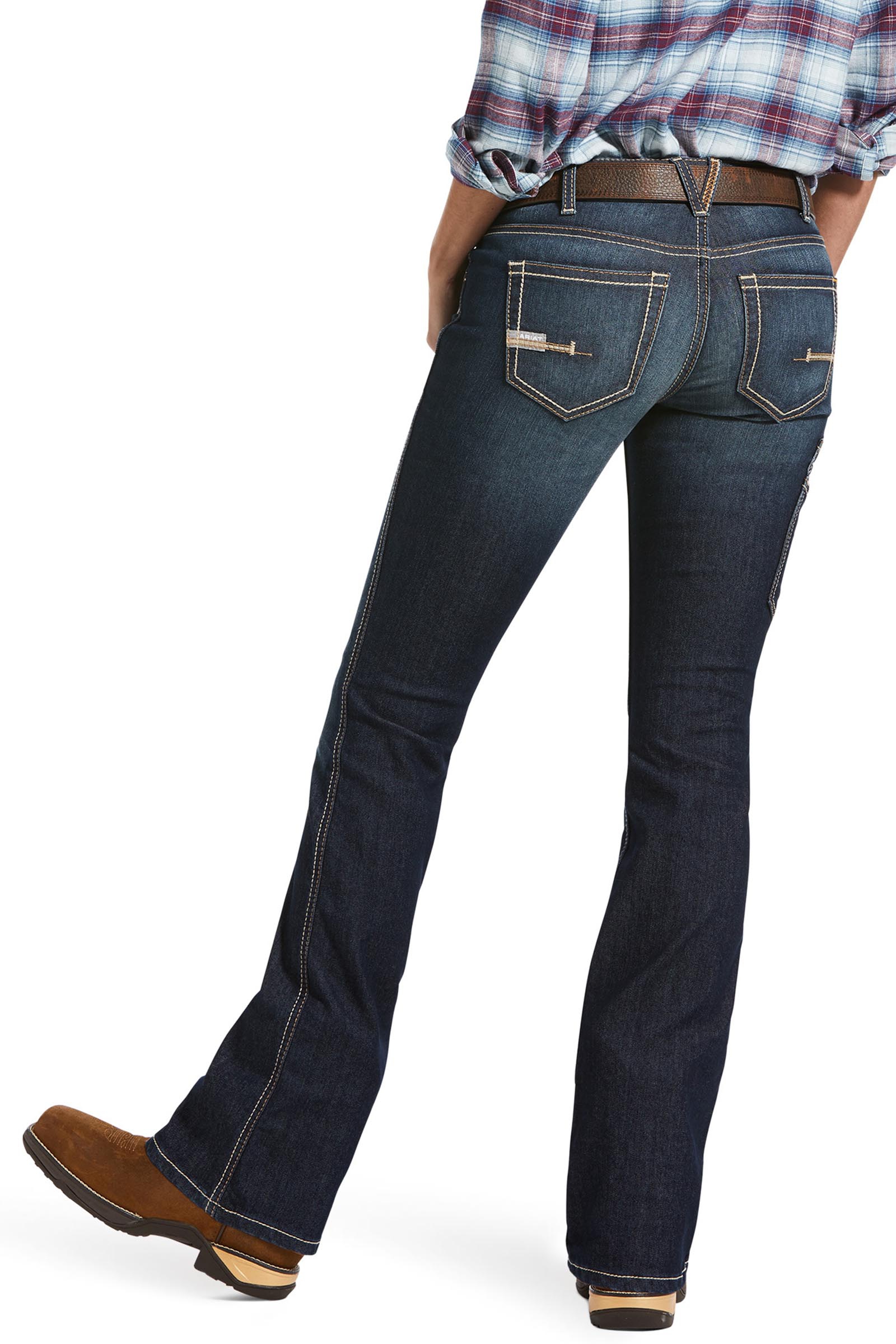 Ariat Damen Rebar MR DuraStretch Riveter Bootcut Jeans  
