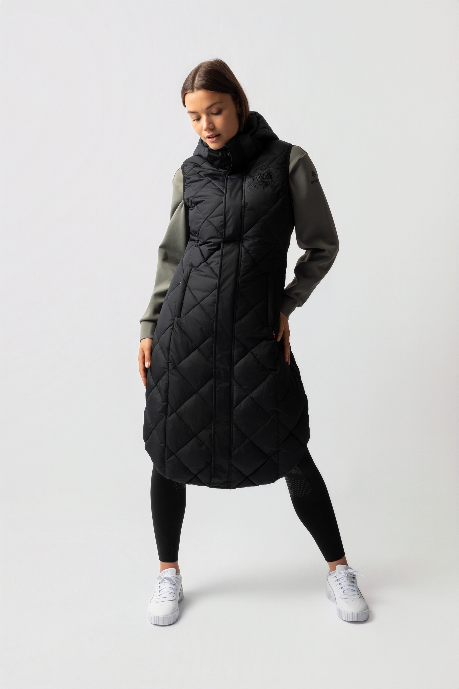 B Vertigo Gem Damen lange gef&uuml;tterte Reitweste