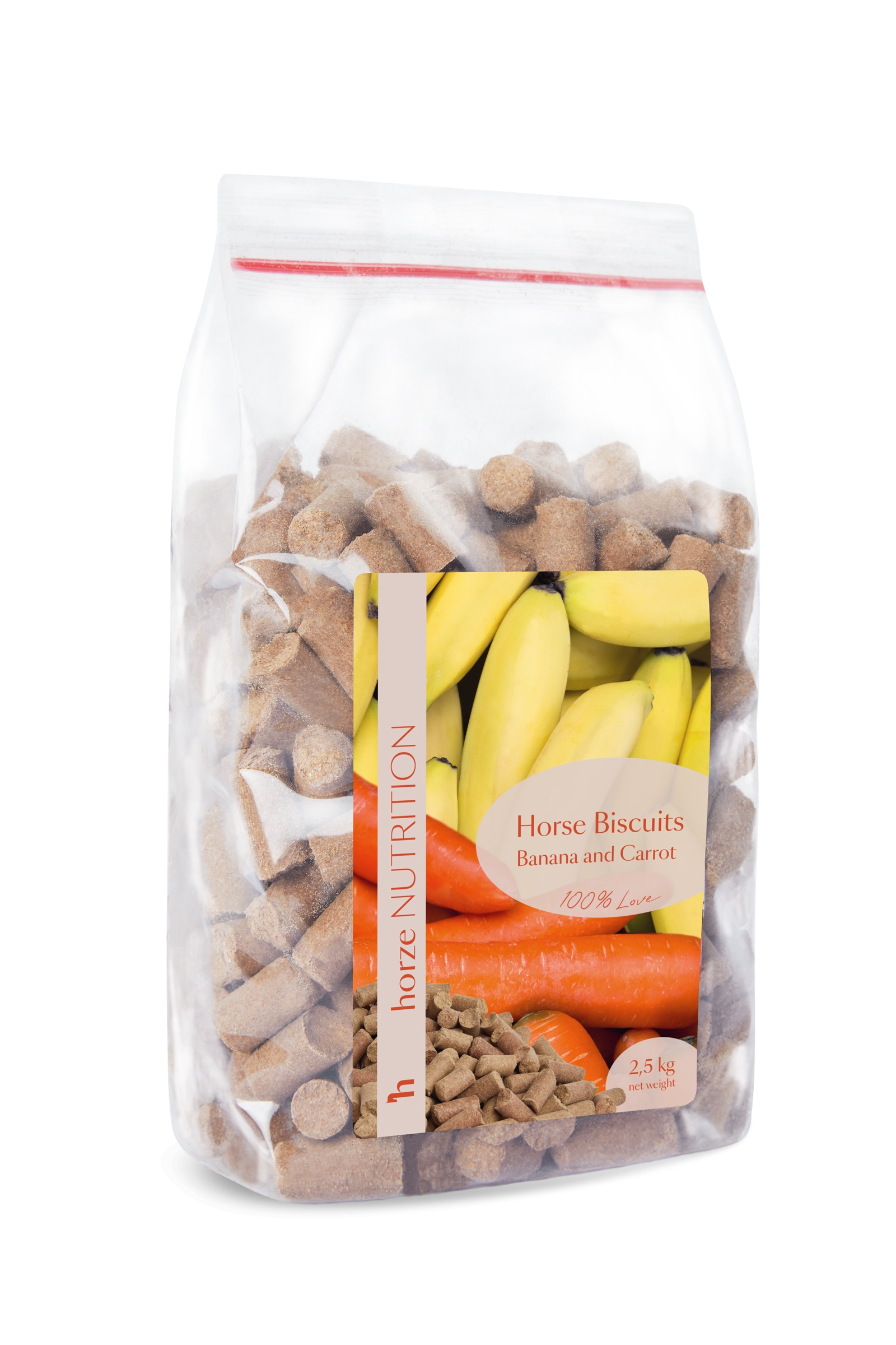 Horze Leckerli Banane & Karotte , 2,5kg