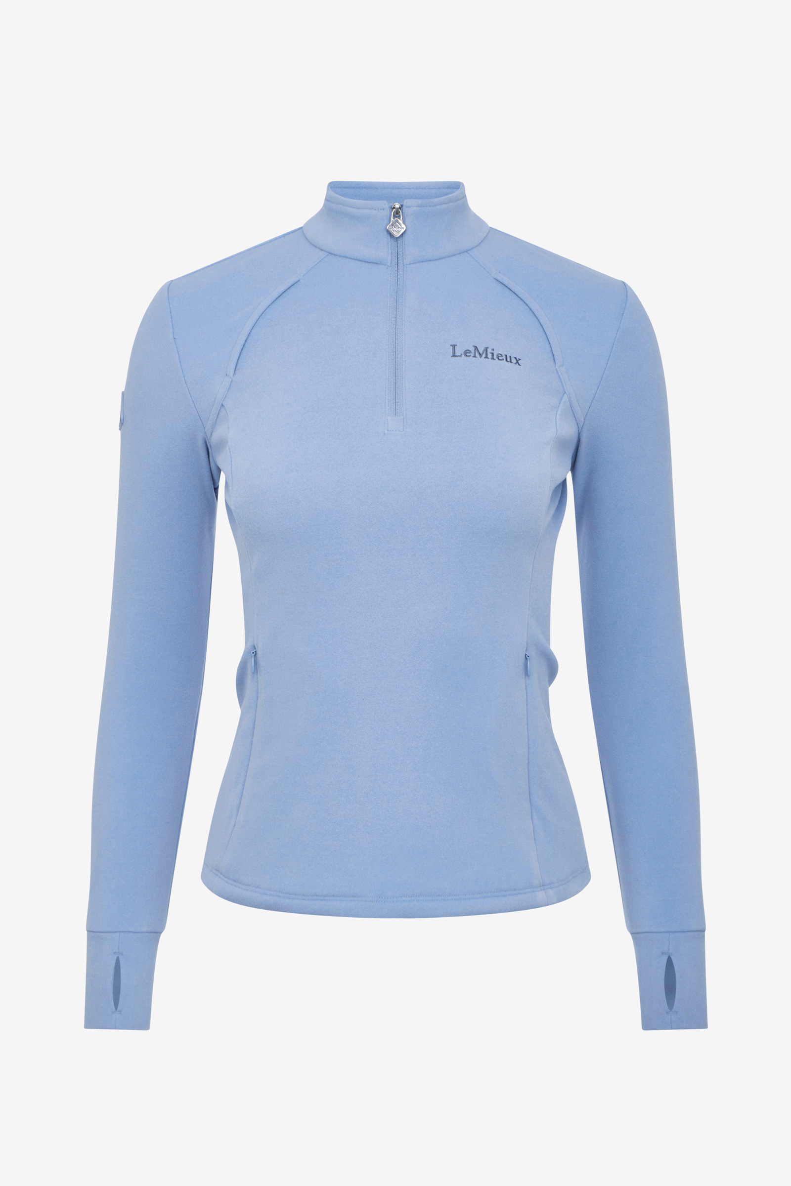 Powder Blue LeMieux Frances Damen Fleece mit Viertelrei&szlig;verschluss