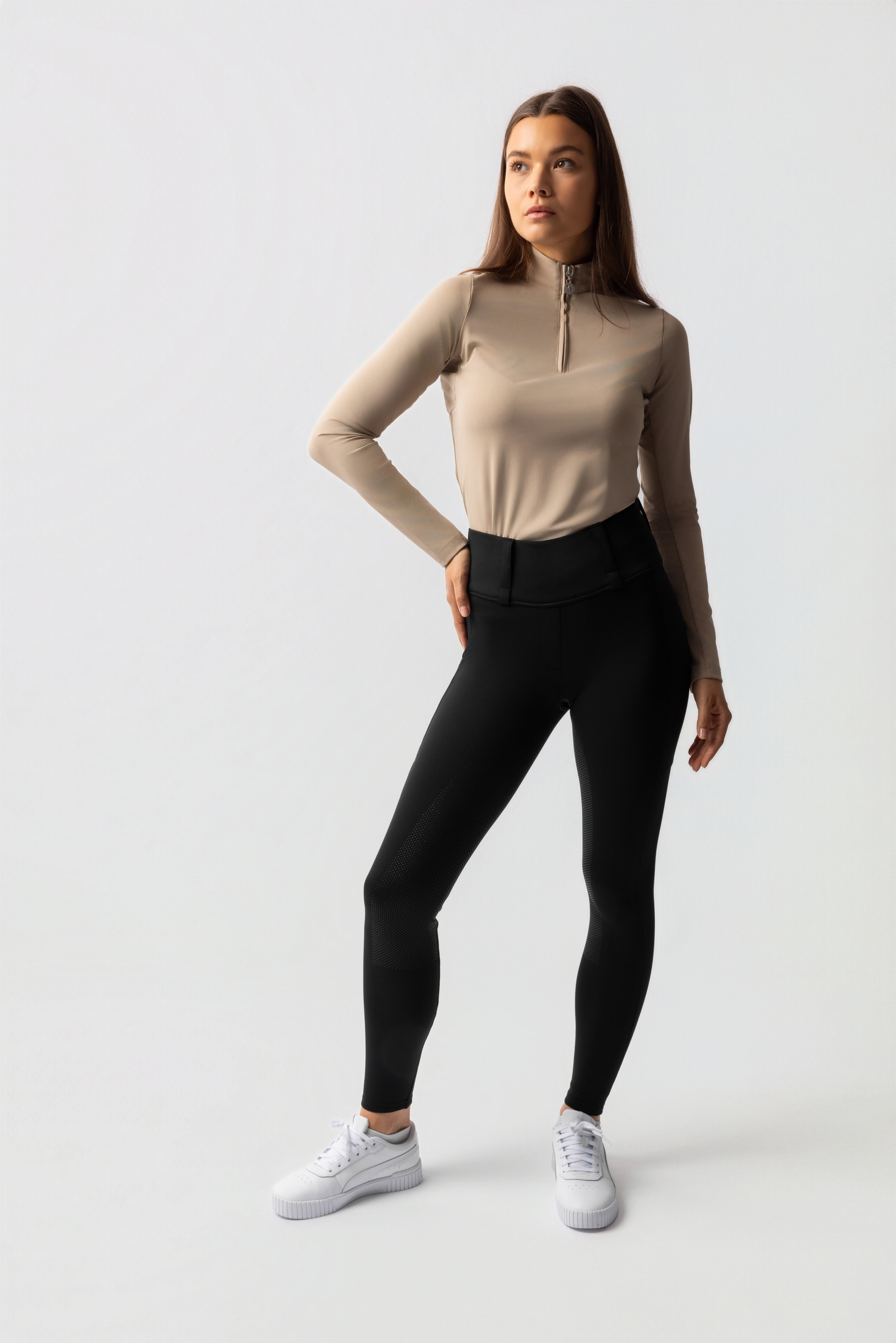 Horze Anya Damen Hybrid Thermo Vollbesatz-Reithose