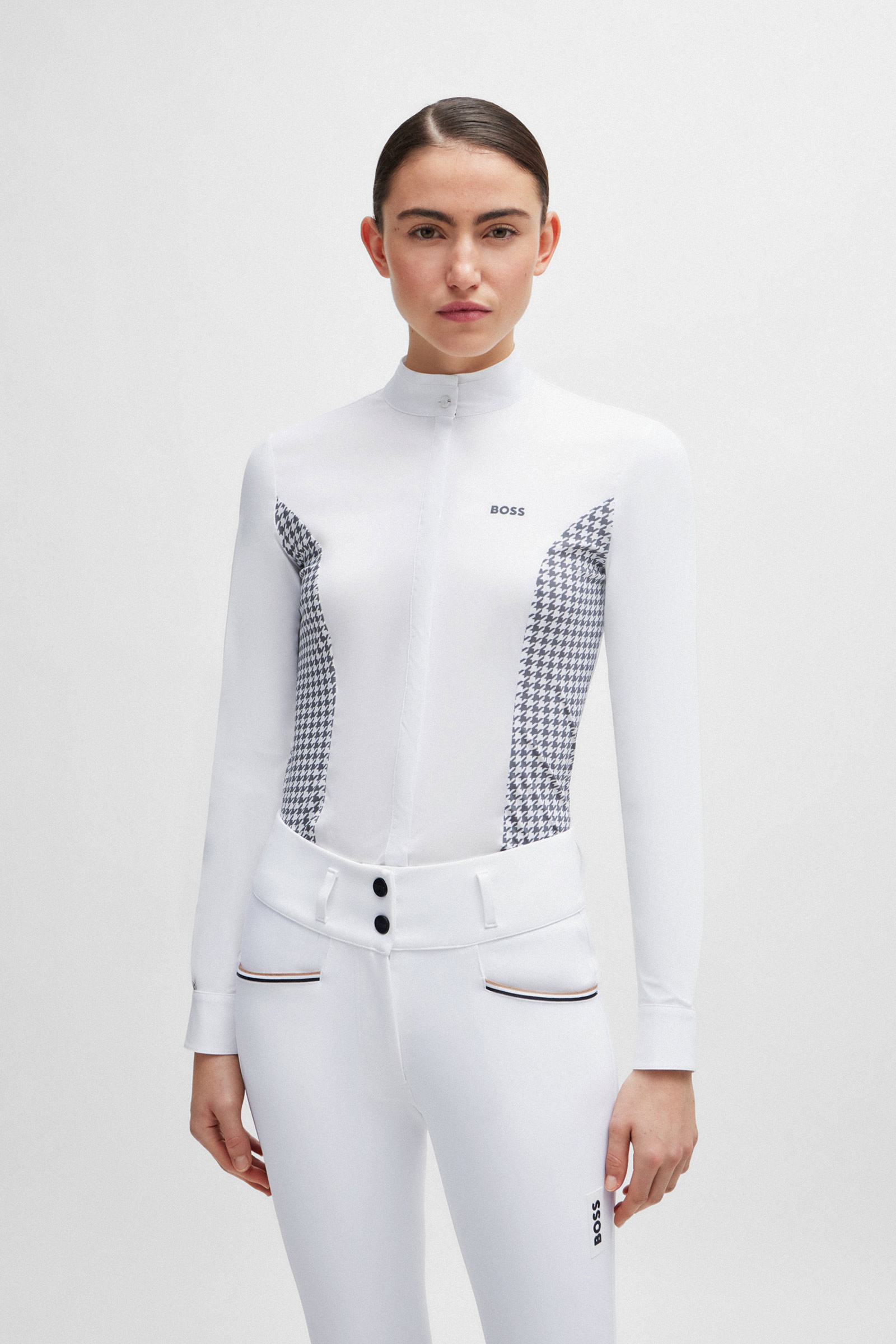 Boss Emma Turnierbluse Houndstooth