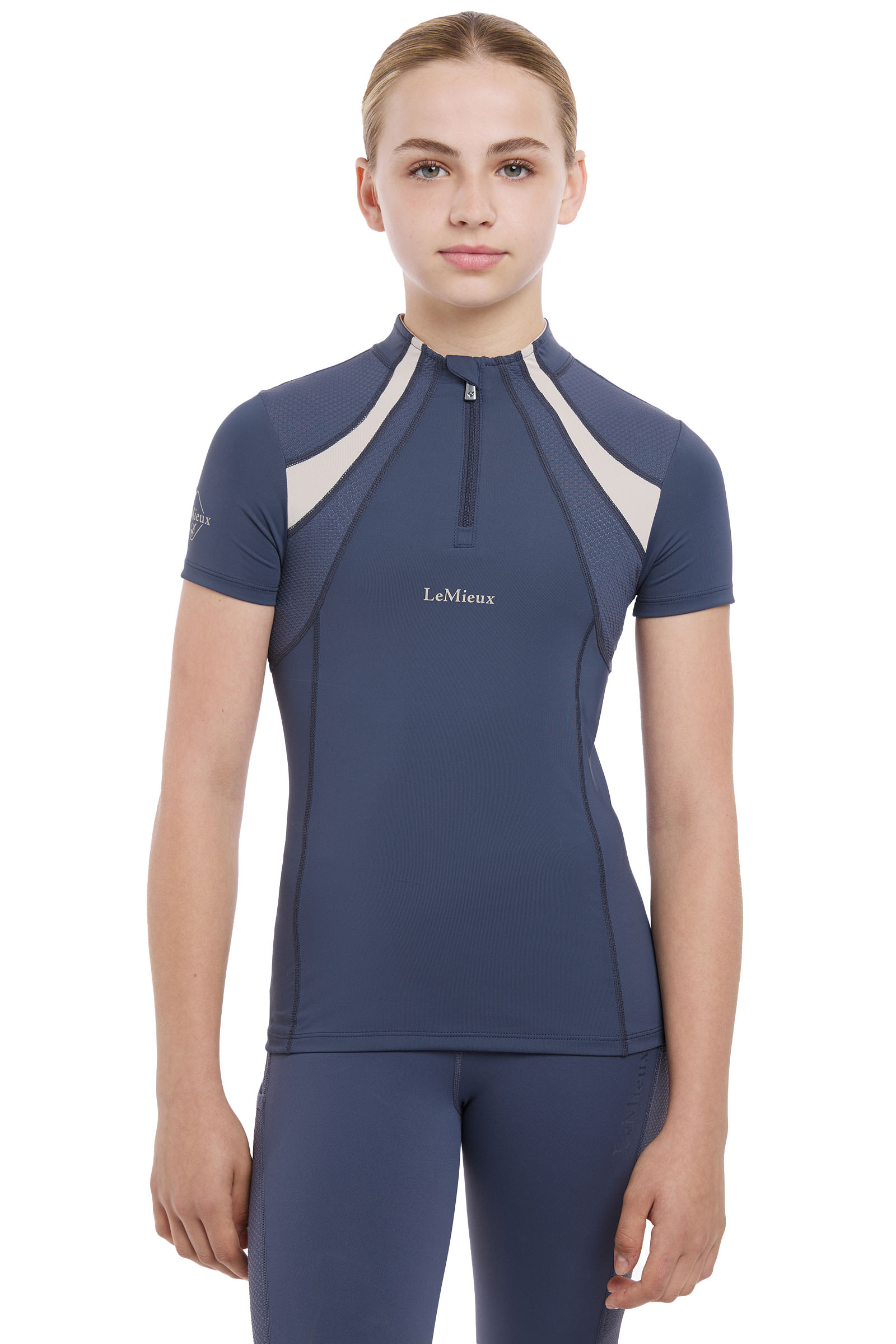 LeMieux Young Rider Kurzarm Mia Mesh Base Layer