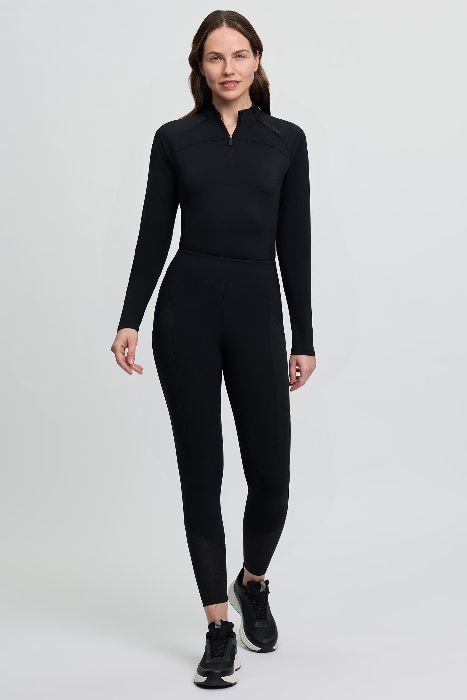 LeMieux Airflow Damen Pull On Reithose mit Vollbesatz