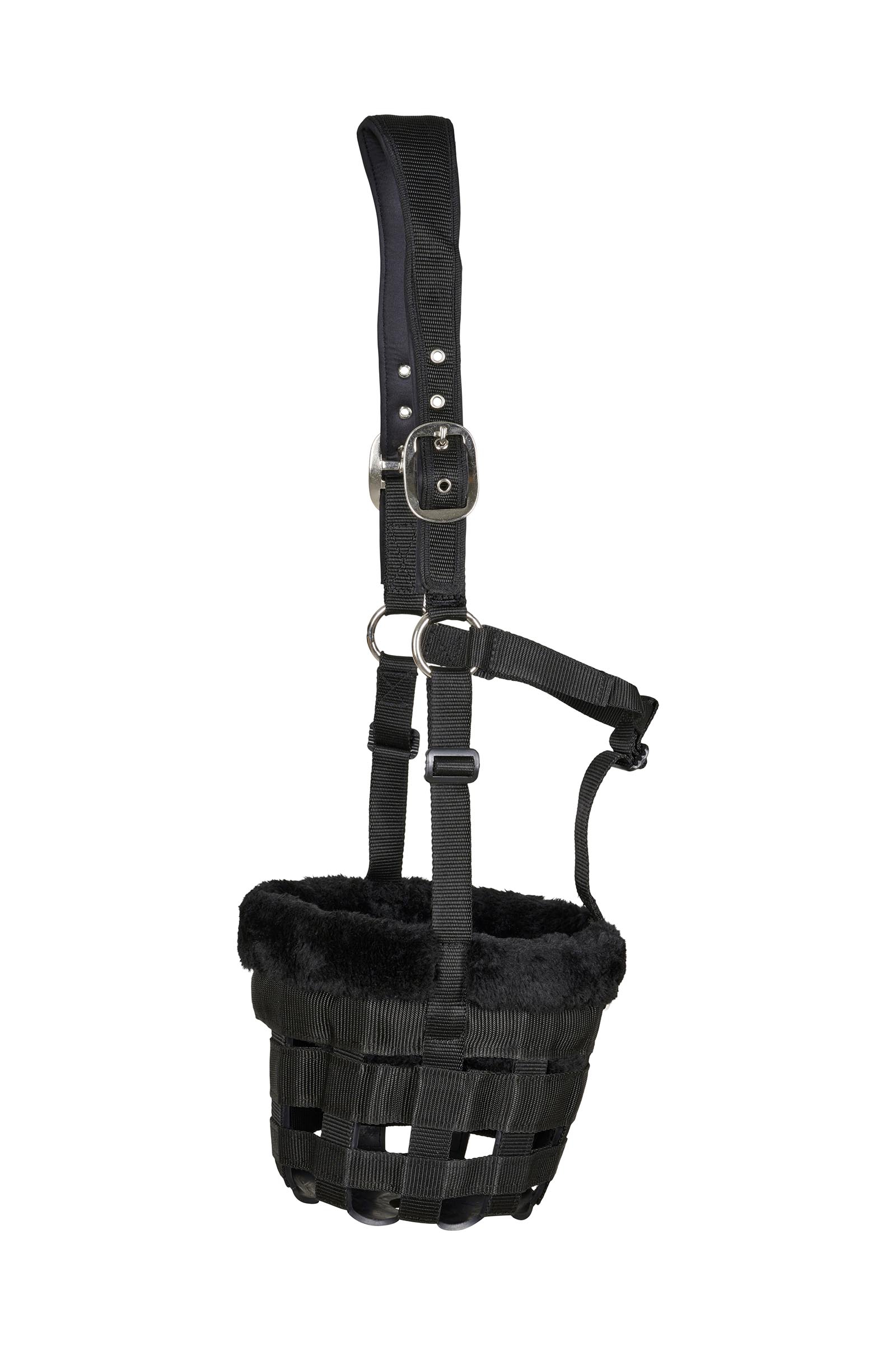 HorseGuard Anatomisch geformter Maulkorb mit Plüschfutter