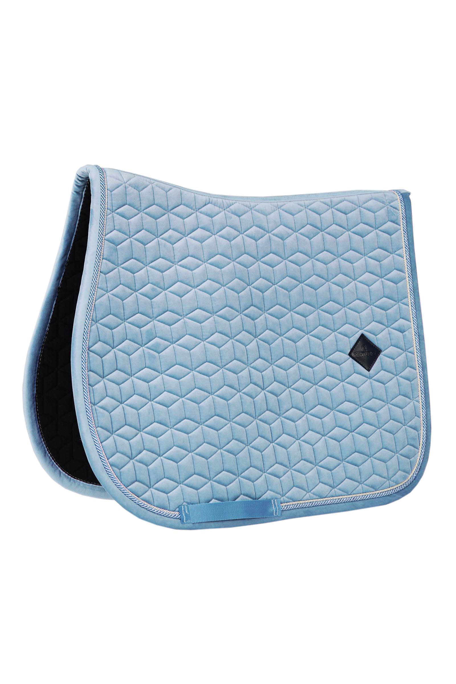 Light Blue Kentucky Horsewear Velvet Springschabracke