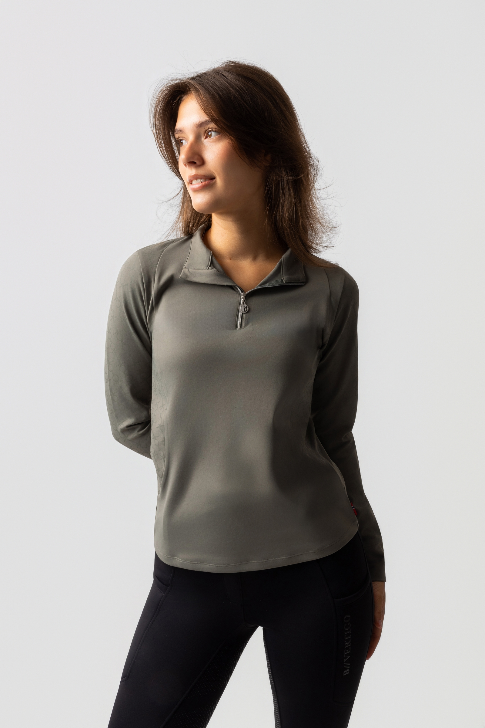 Mulled basil B Vertigo Isadora Damen Thermo-Trainingsshirt