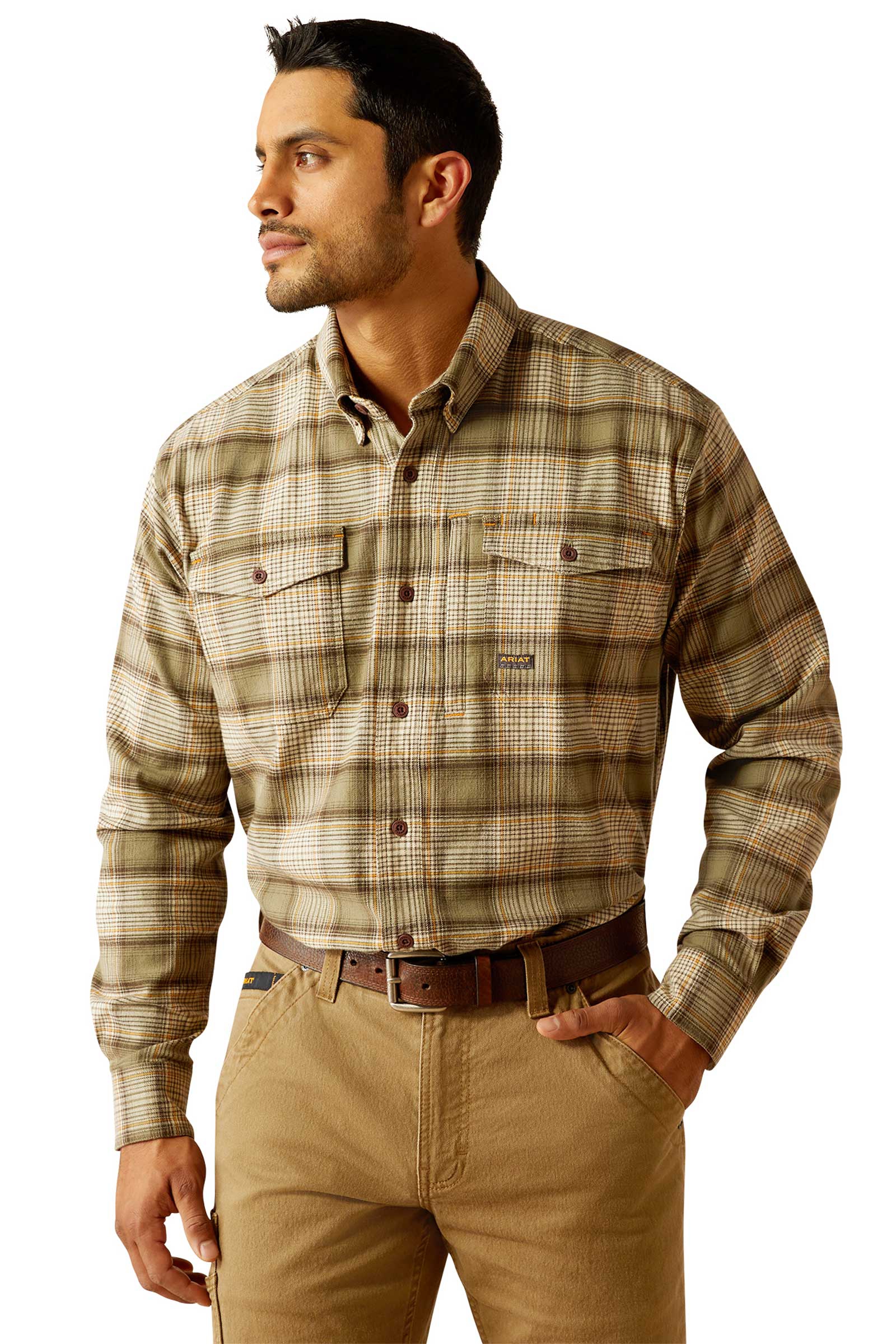 Ariat Rebar Flannel DuraStretch Herren Arbeitshemd