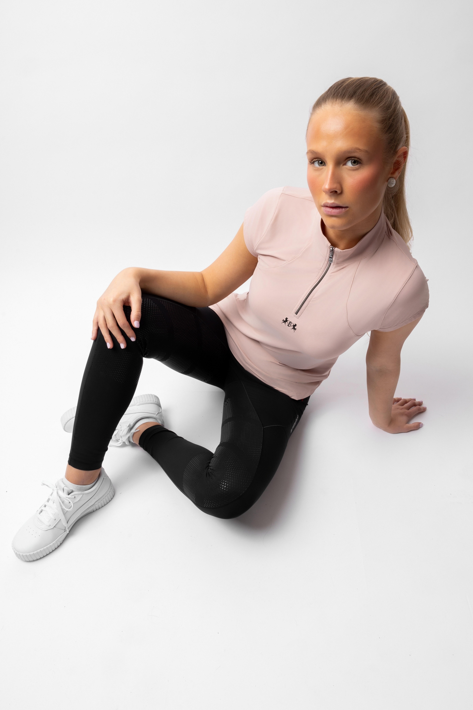 B Vertigo Joelle Damen-Trainingsshirt mit kurzen &Auml;rmeln, UPF 40+