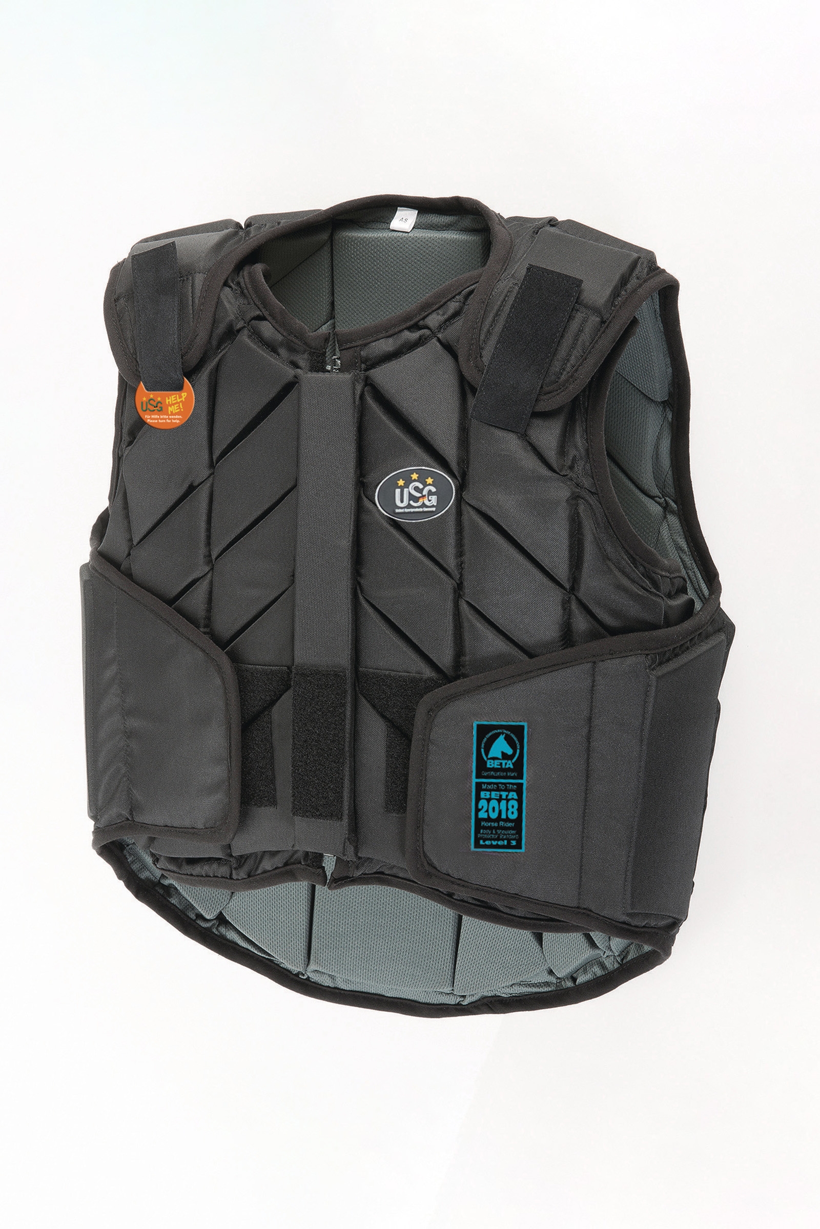 Black USG Eco-Flexi Kinder Bodyprotektor