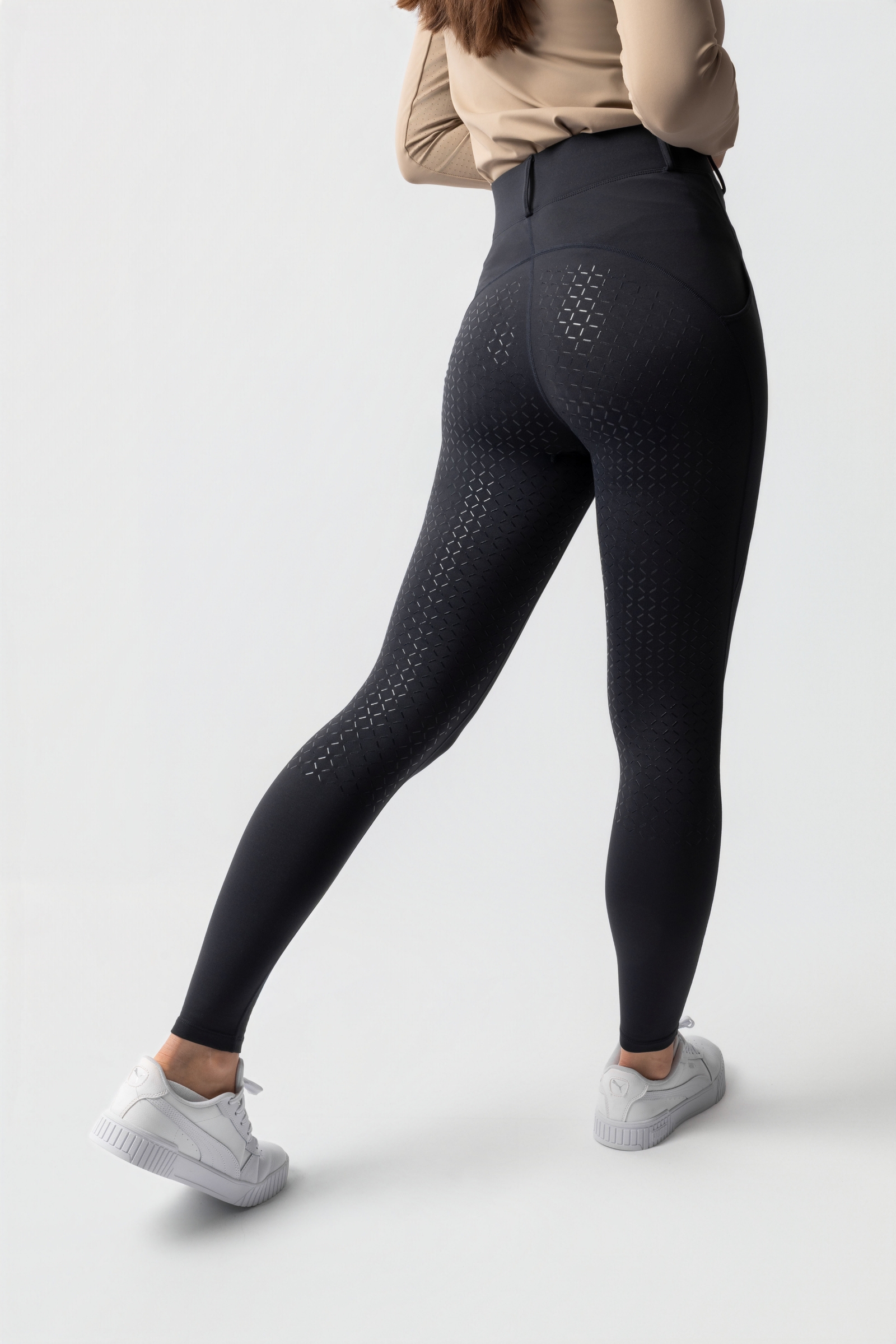 Horze Dea Damen Winter Reitleggings mit Vollbesatz