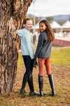 Horze Leighton Teens Vollbesatzreitleggings mit Silikongrip und warmem Futter