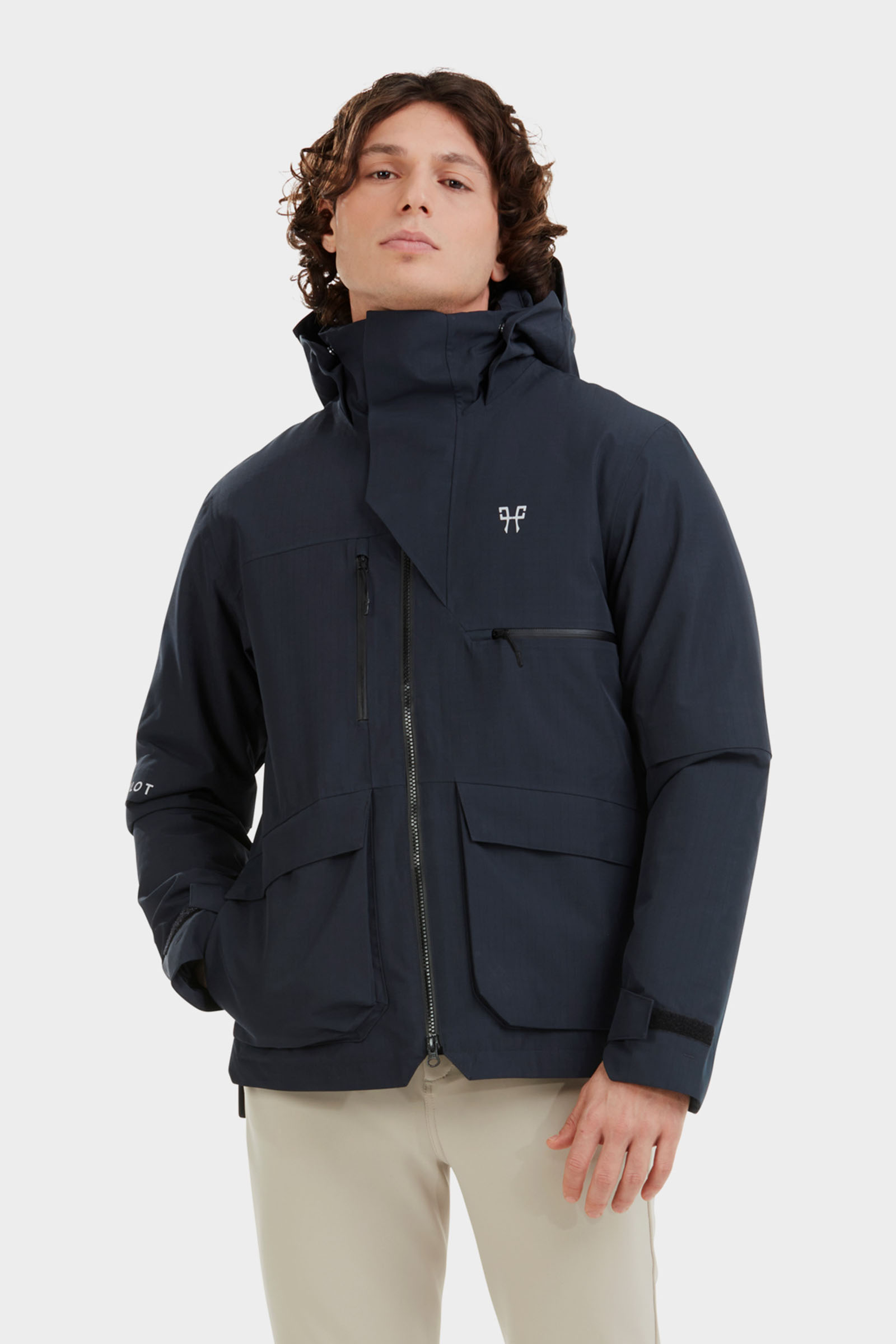 Blue Graphite Horse Pilot Essential Herrenjacke