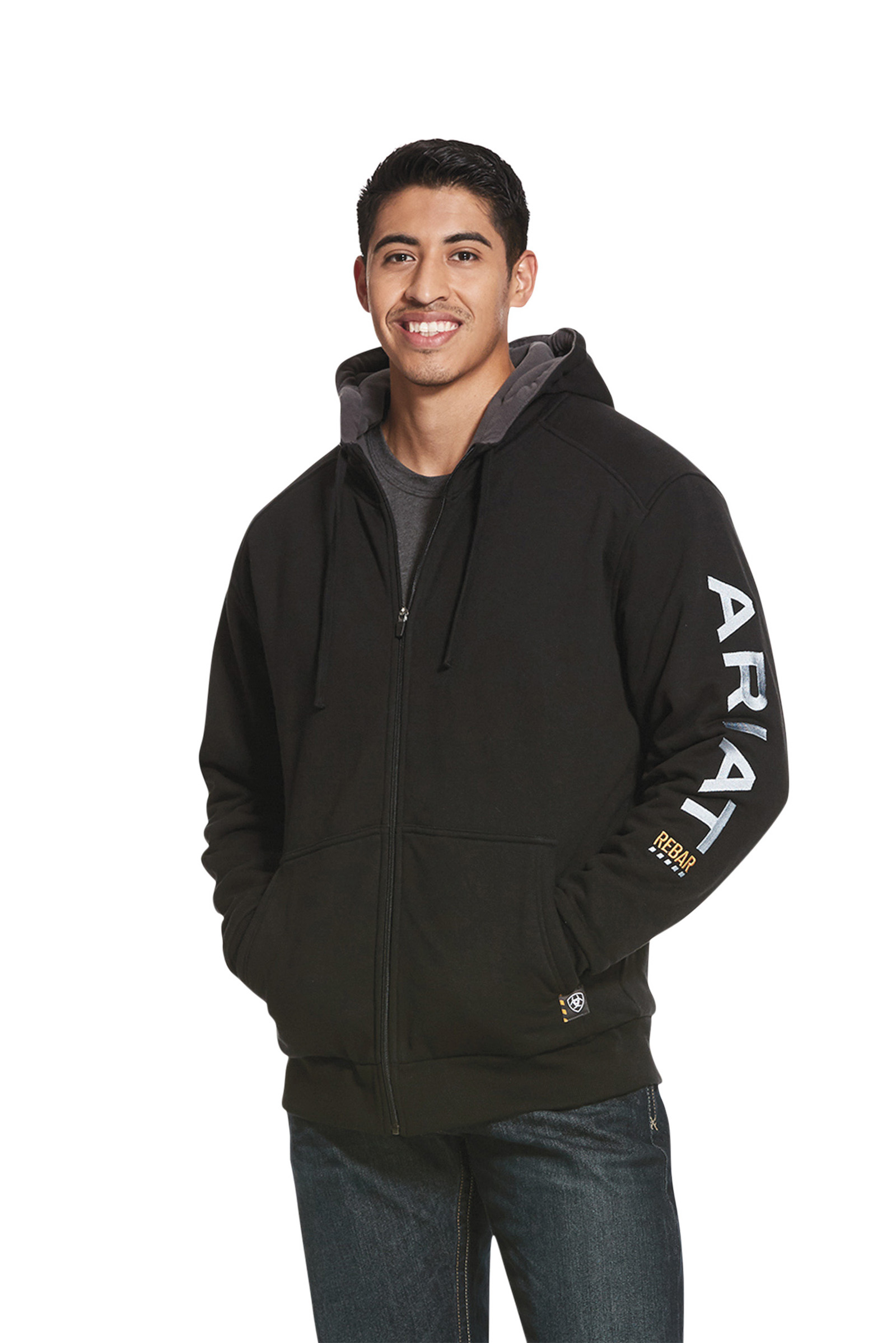 Ariat Rebar All-Weather Herren Rei&szlig;verschluss Hoodie