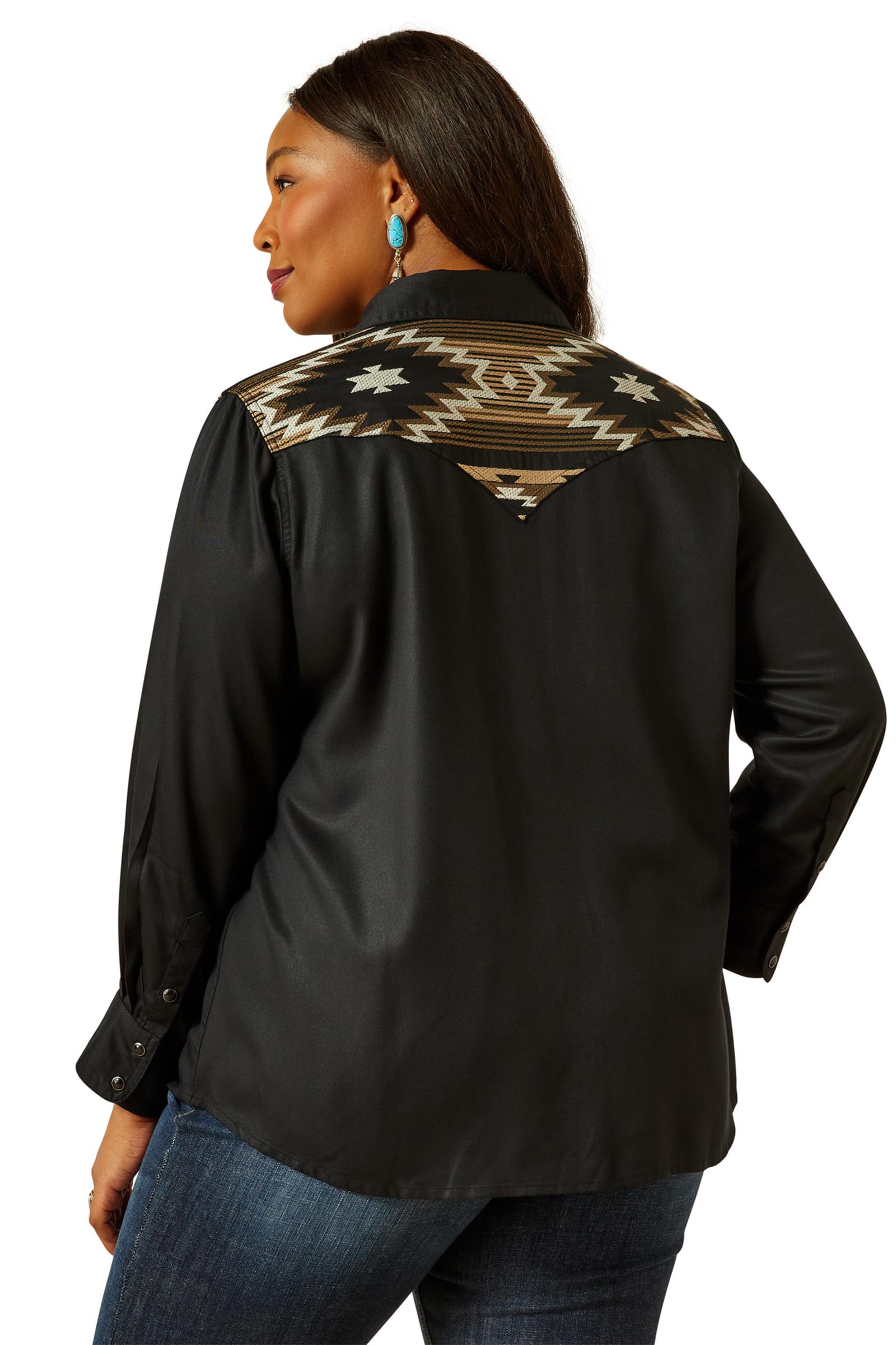 Ariat Dawn Damen Westernhemd mit langen &Auml;rmeln und Druckkn&ouml;pfen