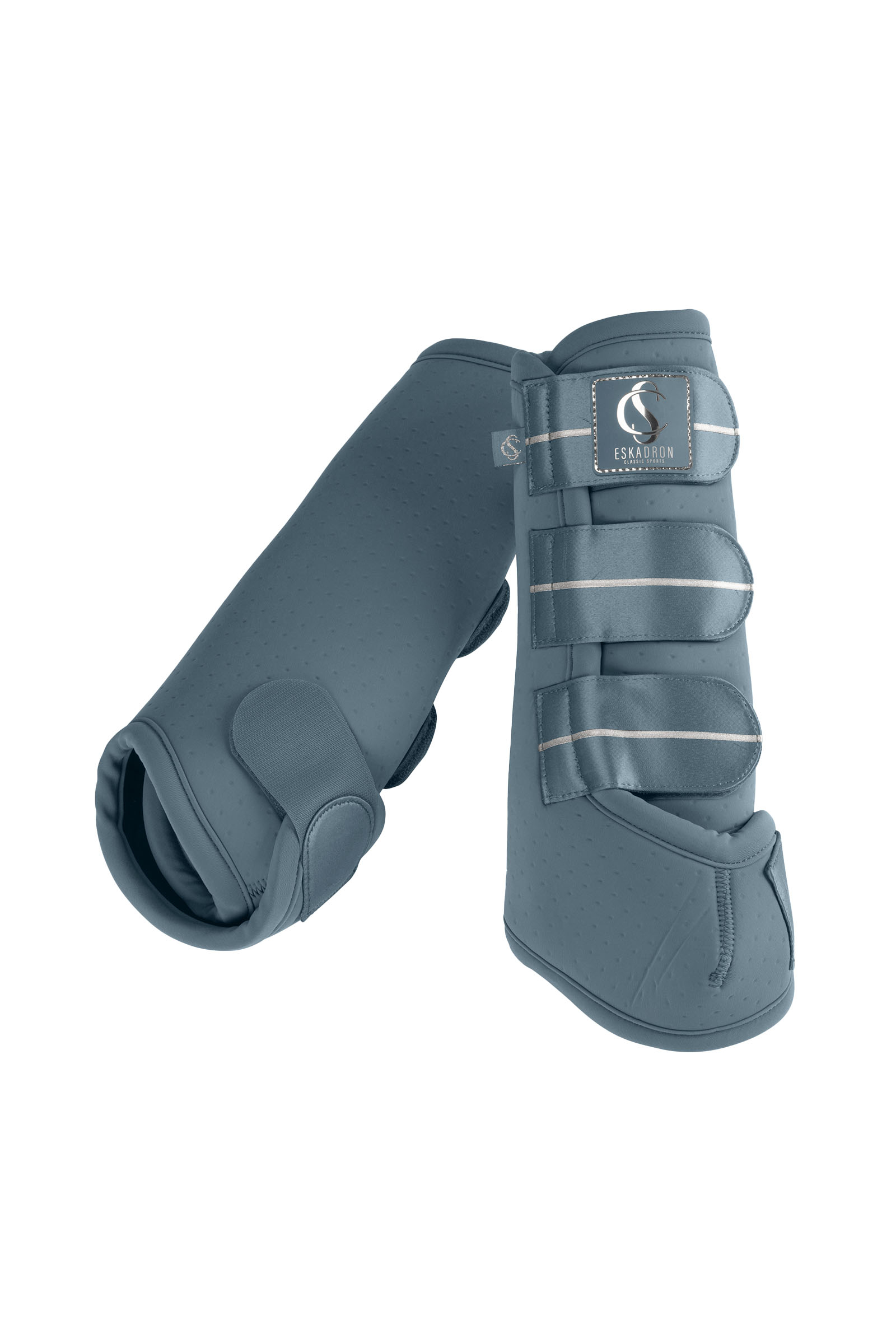 steel blue Eskadron Classic Sports SS25 Pro Dressage Gamaschen, vorne