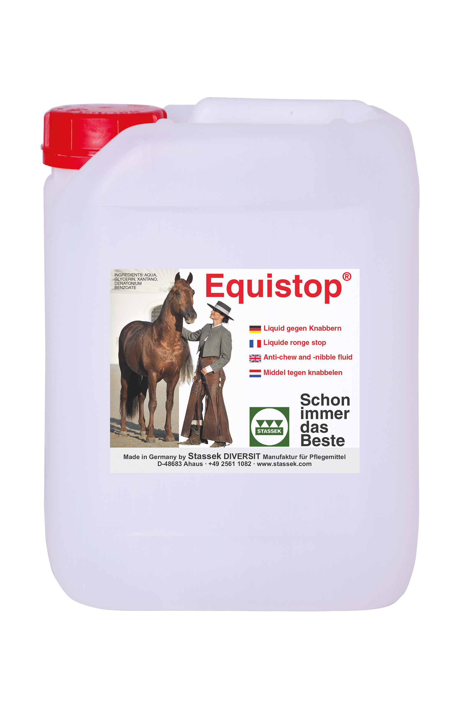 Stassek Equistop® Liquid gegen Knabbern, 5 Liter