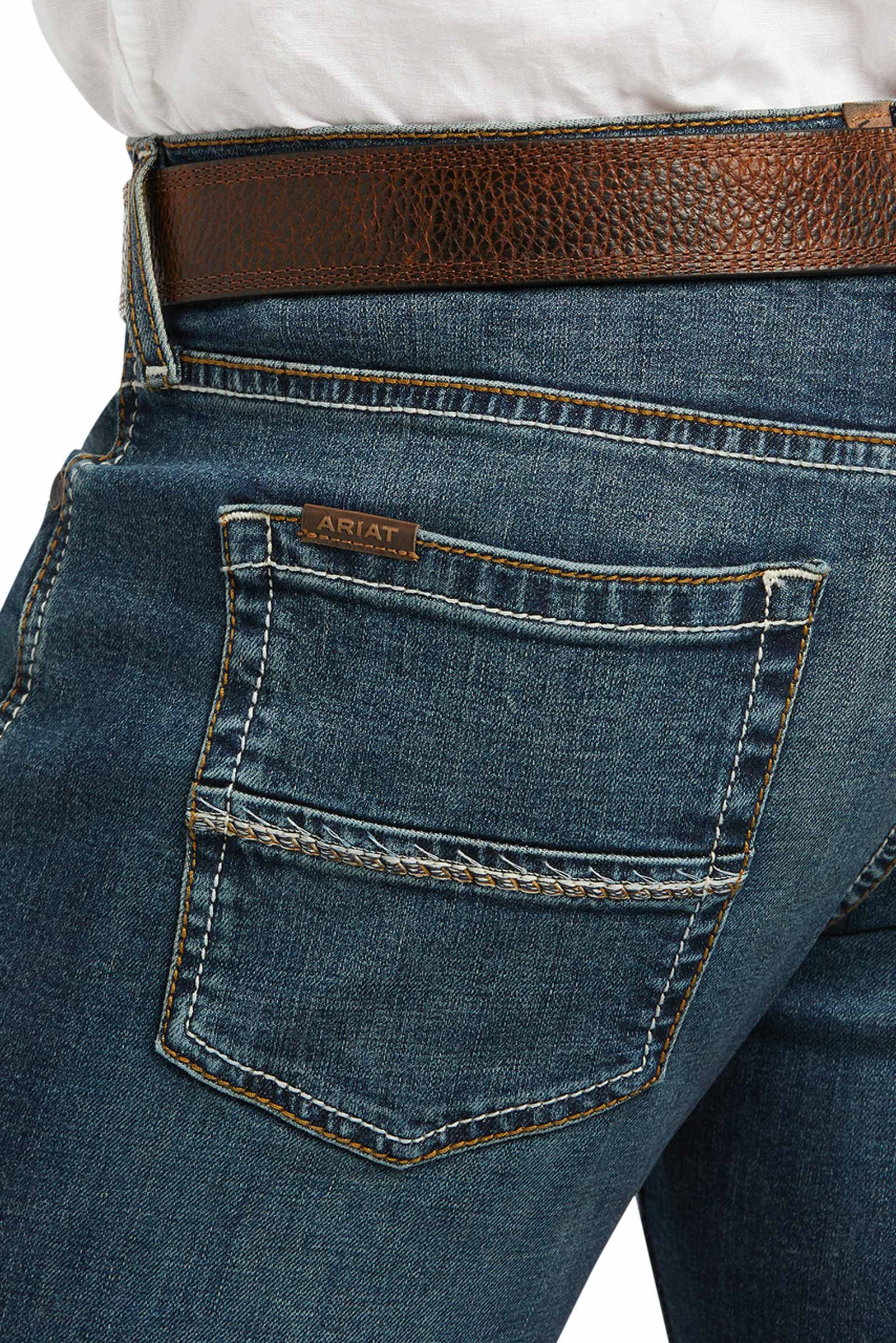 Ariat M8 Modern Tekstretch Sebastian Herren Jeans mit schmalem Bein
