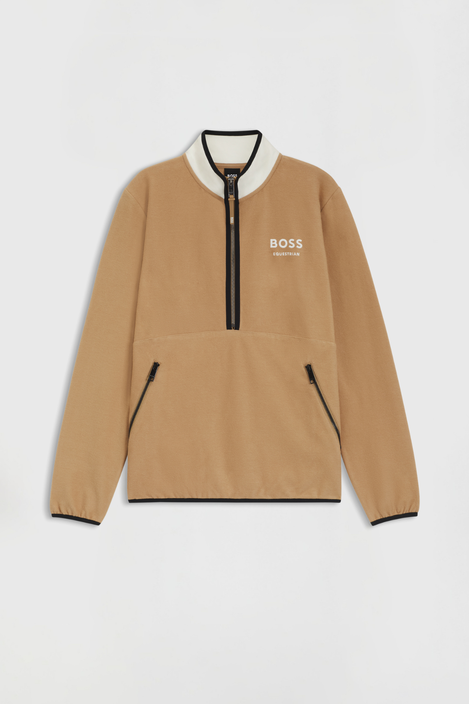 Boss Fedora Damen Felpa mit halbem Rei&szlig;verschluss