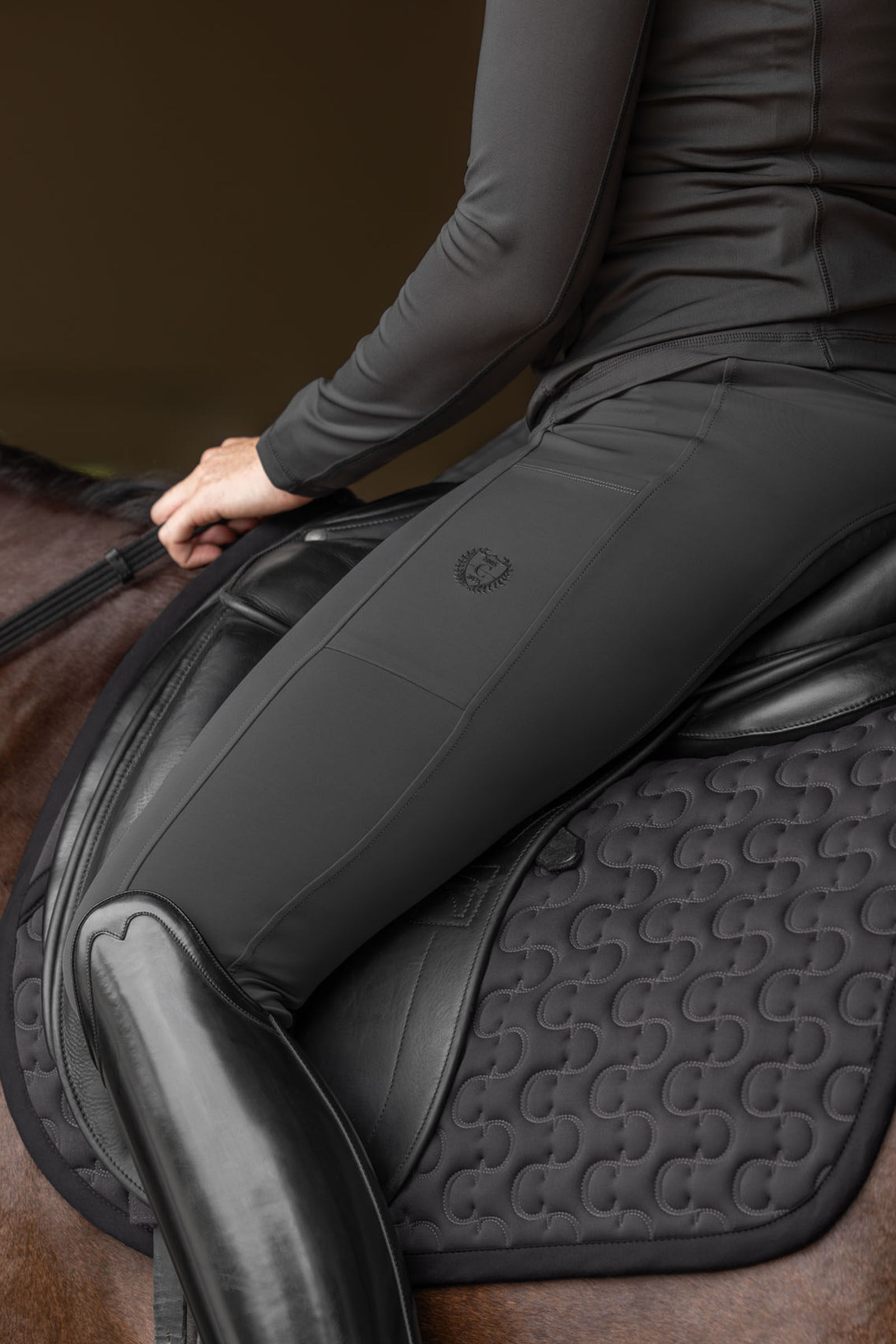 Covalliero Jubiläums Vollbesatzreitleggings für Damen