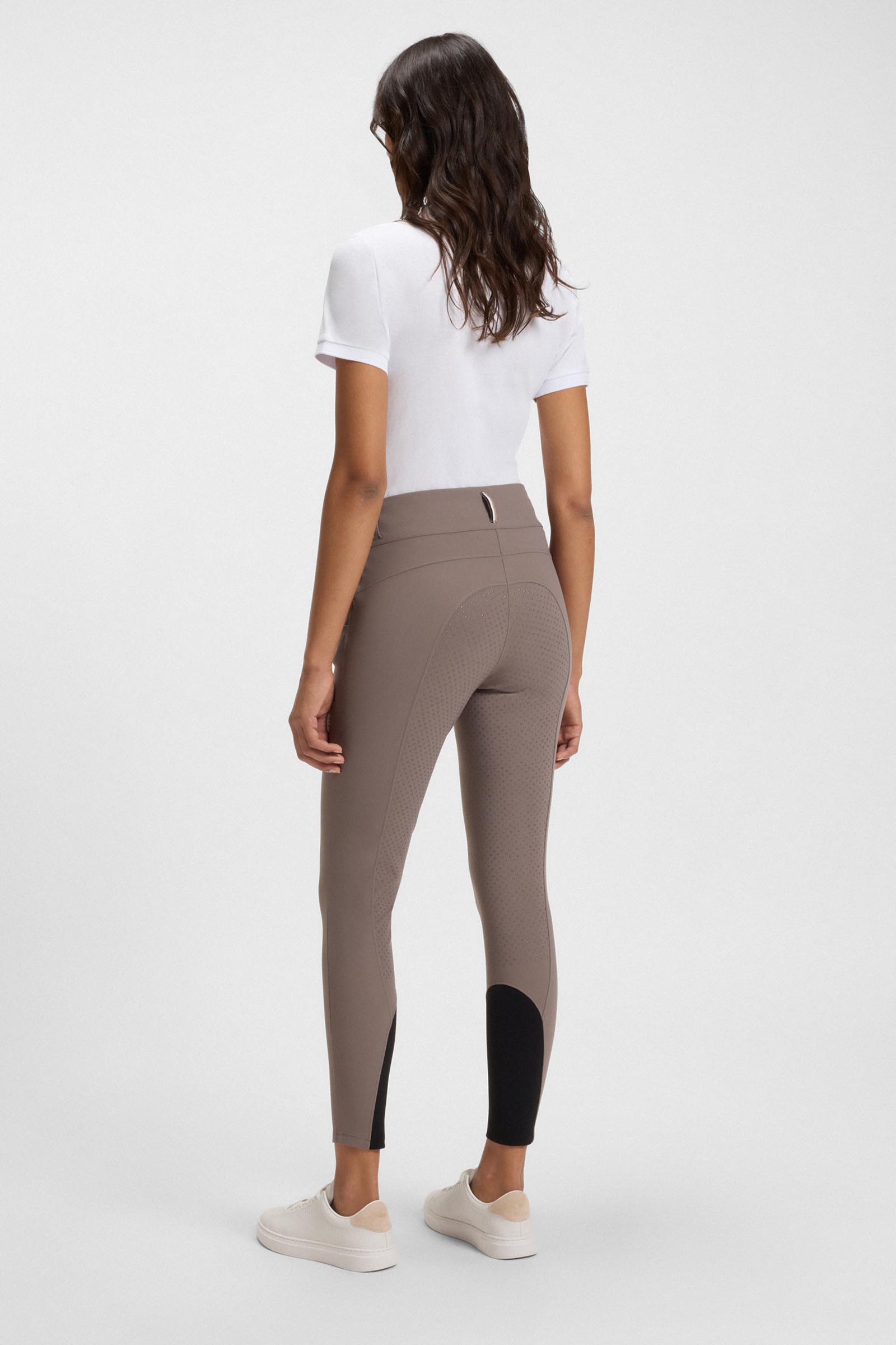 Boss Hailey Damen High Waist Vollbesatz Technical Reithose