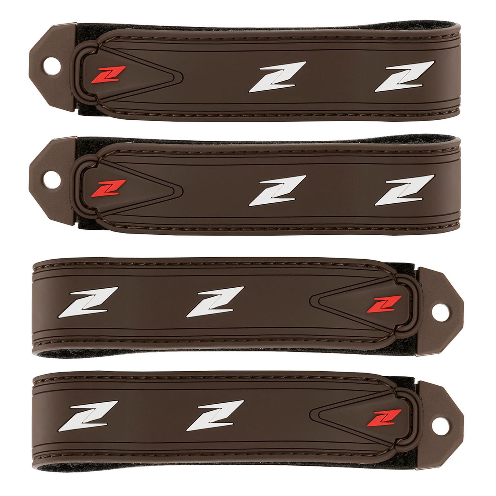 Brown Zadona Kit mit Klettverschluss, hinten (Fit Streichkappe)