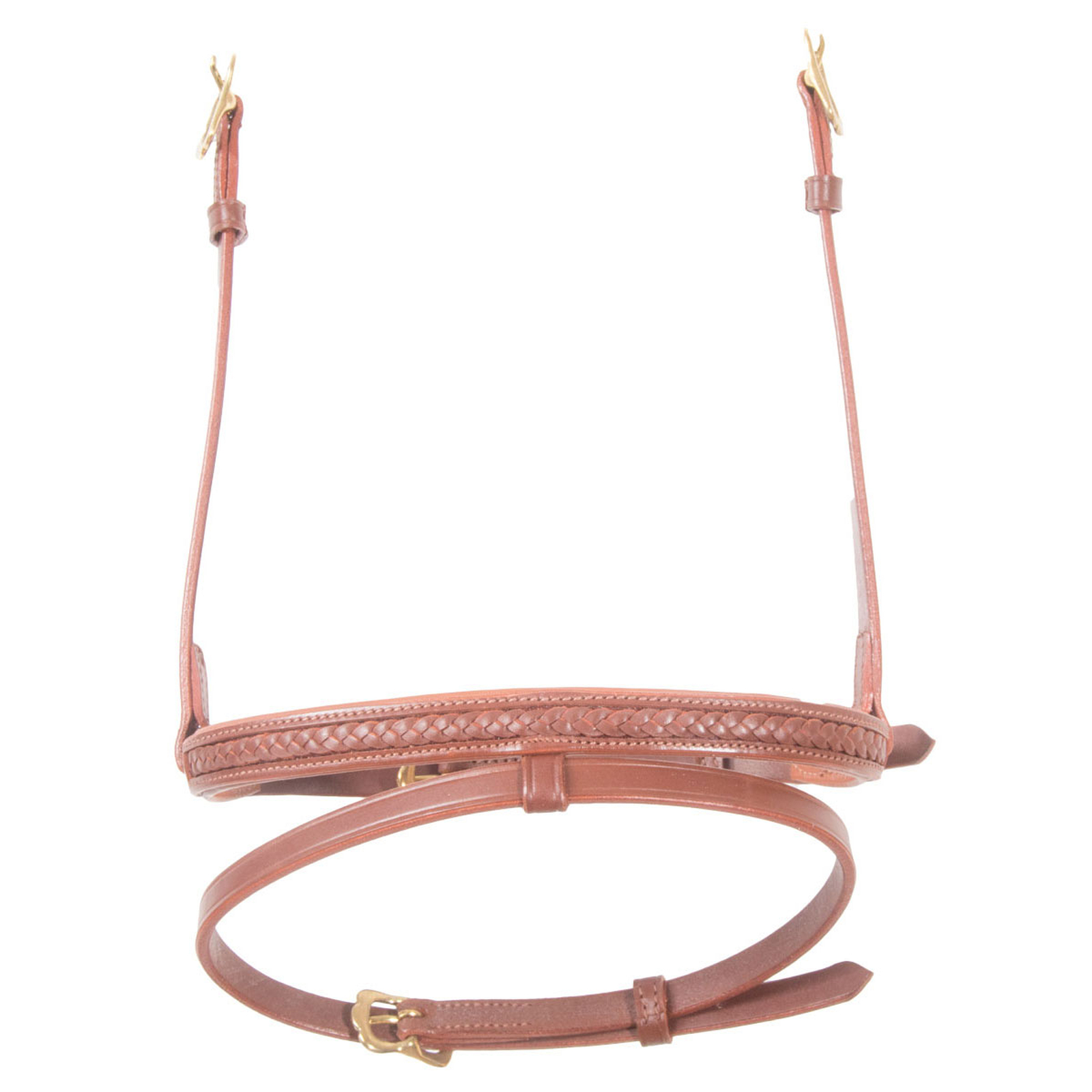 Karlslund Kombinierter Nasenriemen mit Flechtdetail