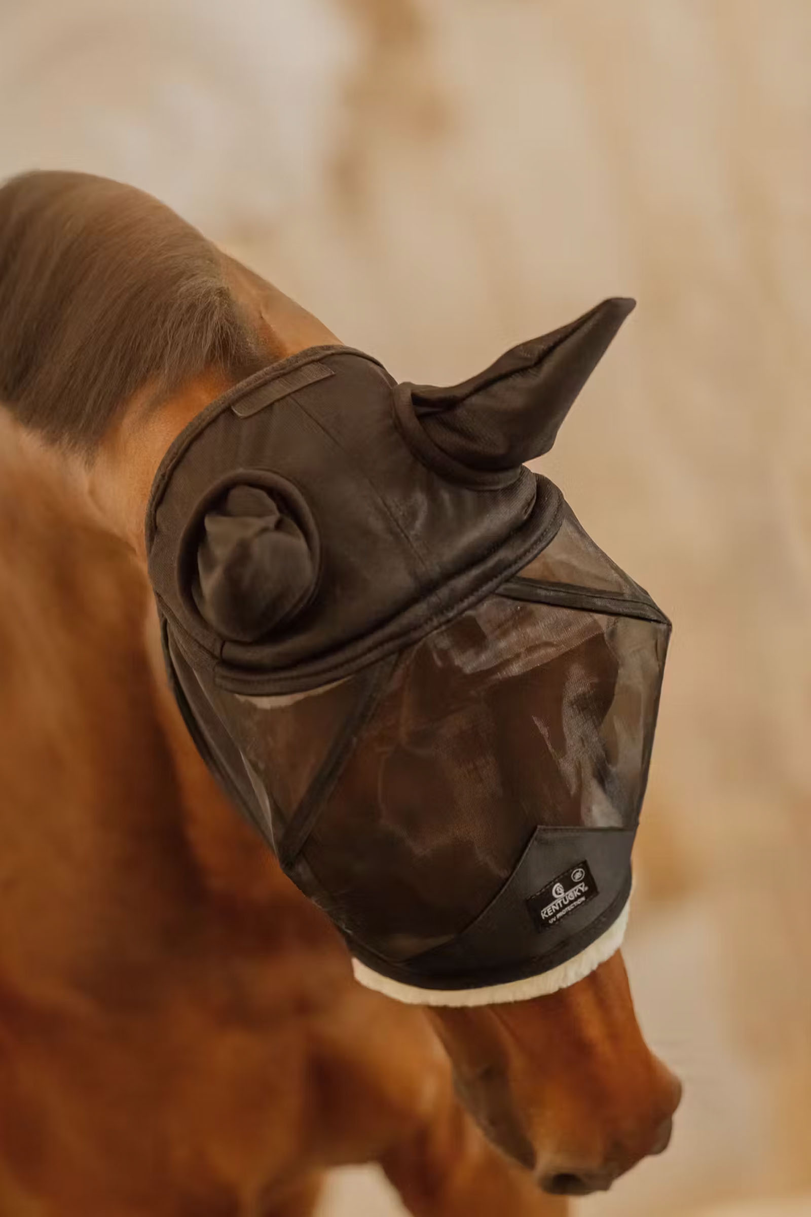 Kentucky Horsewear hautfreundliche Fliegemaske mit Ohren
